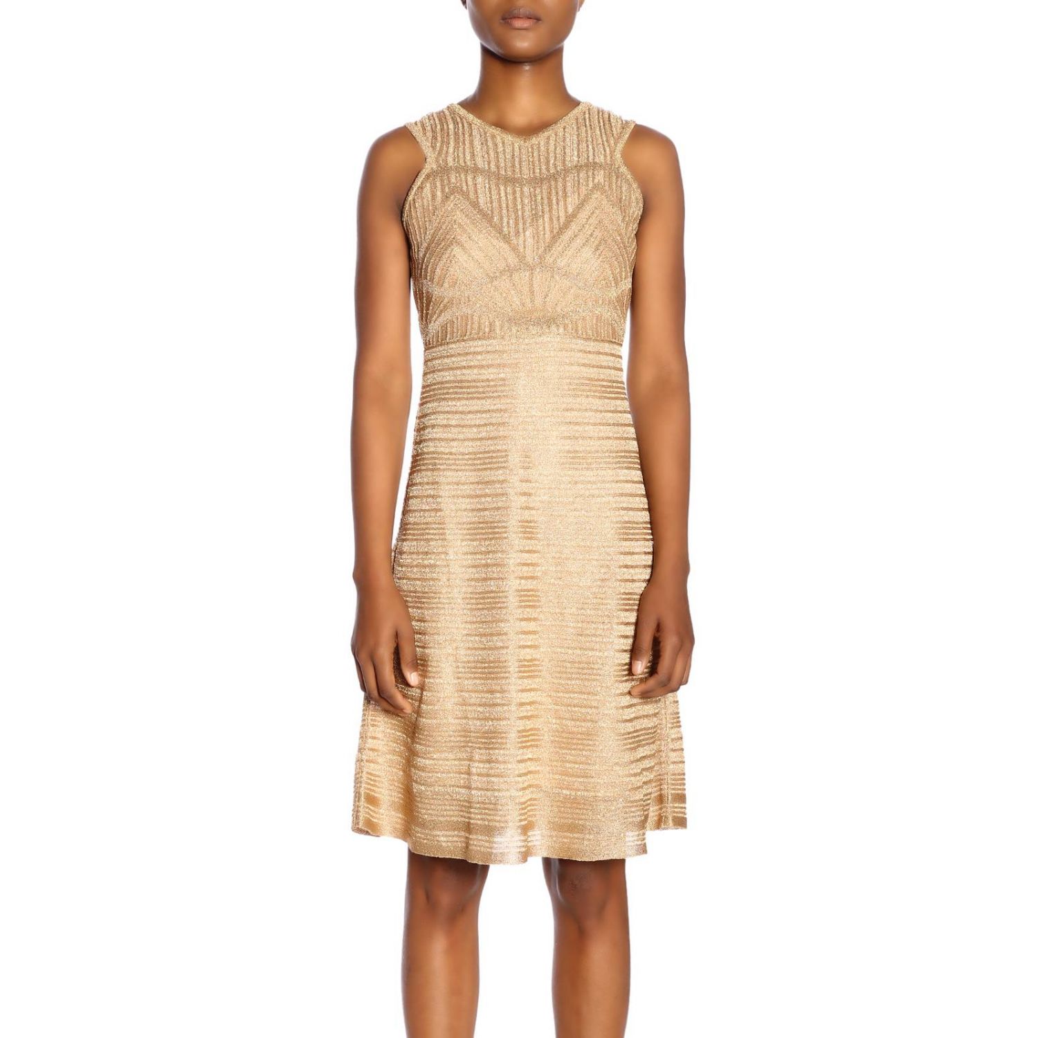 missoni gold dress