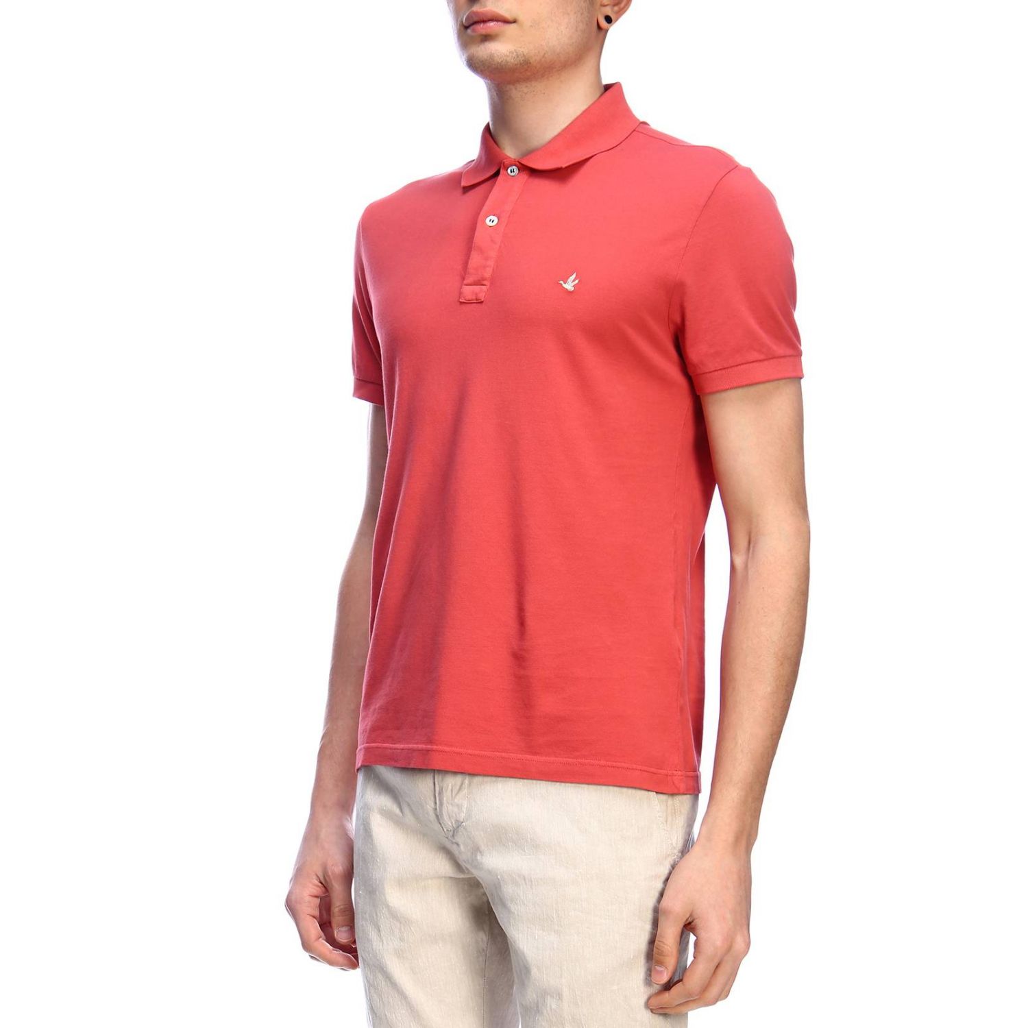 Uomo Abbigliamento da T-shirt da Polo PoloBrooksfield in Cotone da Uomo colore Rosso 