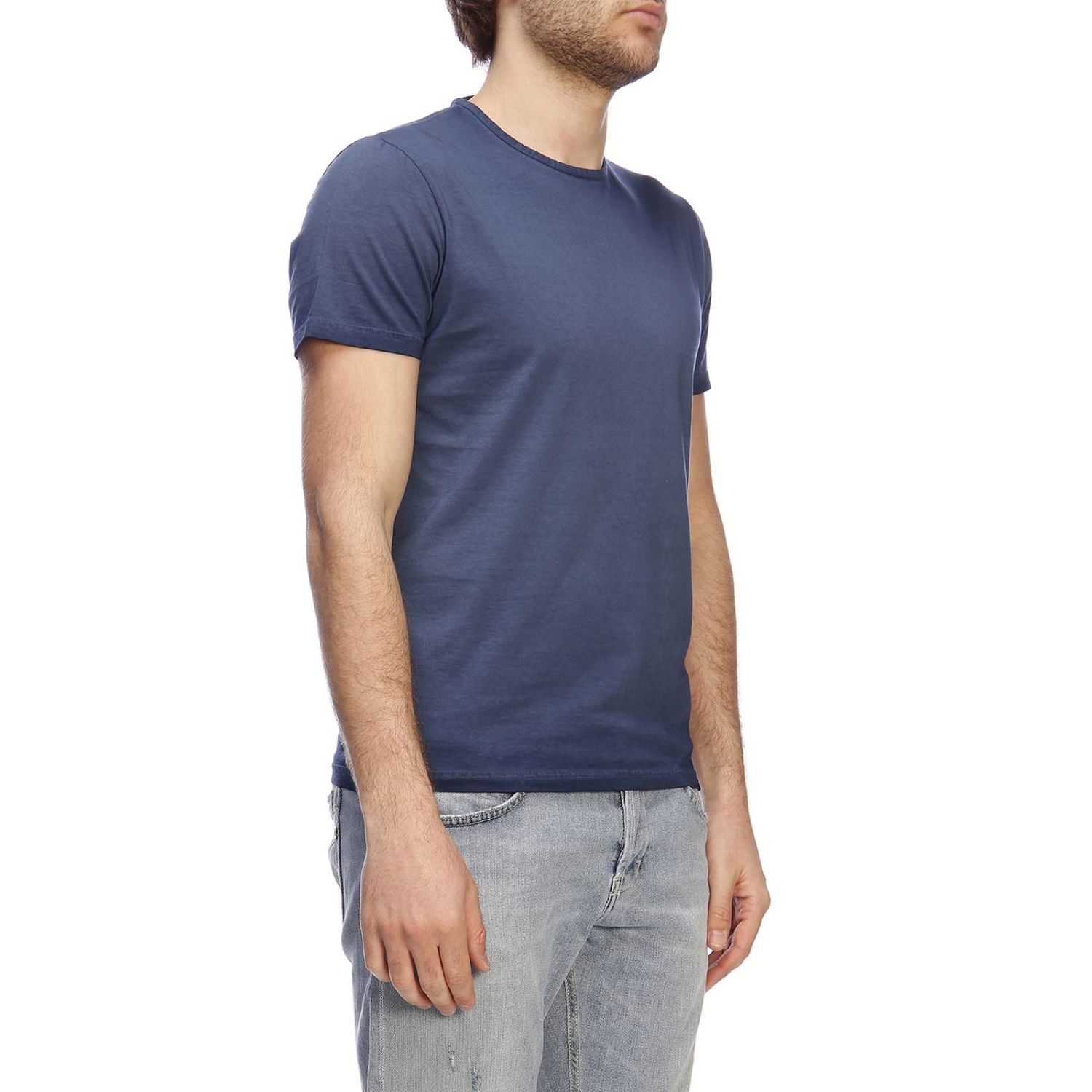 Brooksfield Outlet: T-shirt men - Blue | T-Shirt Brooksfield 200A J020 ...