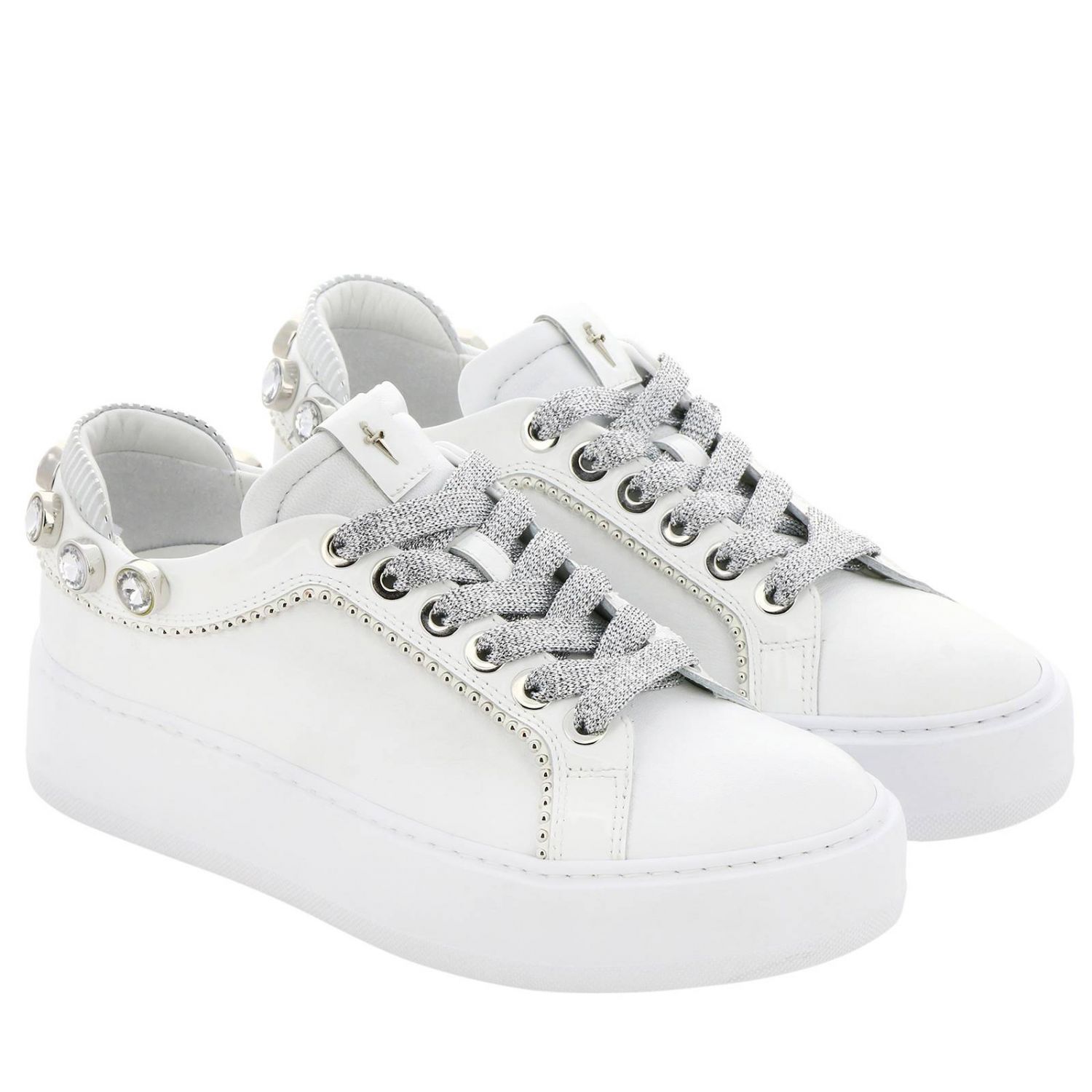 Paciotti 4Us Outlet: Shoes women - White | Sneakers Paciotti 4Us SD6NM ...