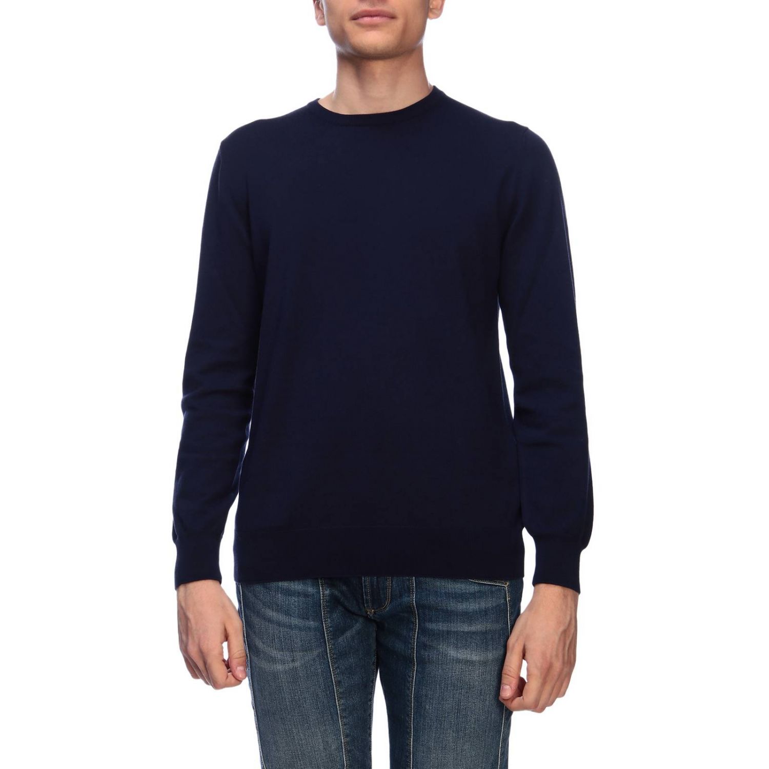 Cruciani Outlet: sweater for man - Blue | Cruciani sweater CU559.G03 ...