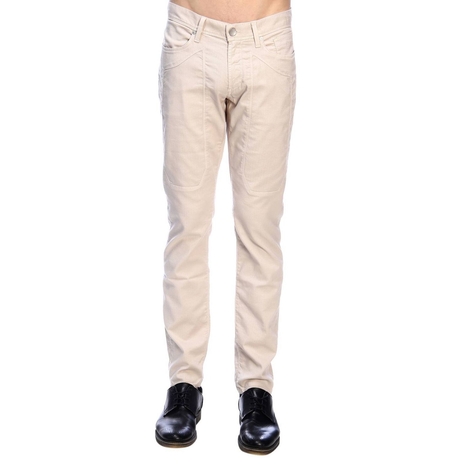 Jeckerson Outlet: Pants men - Beige | Pants Jeckerson PA077 T012288 ...
