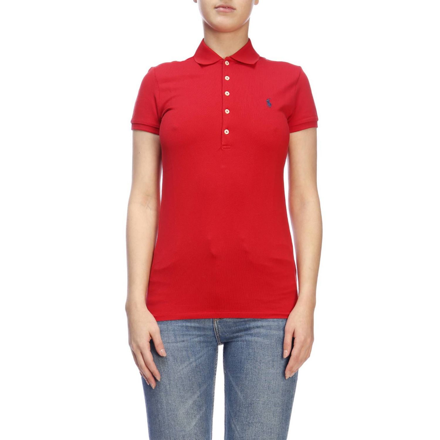 Giglio.com Abbigliamento Top e t-shirt T-shirt Polo Polo in lana con ricamo 