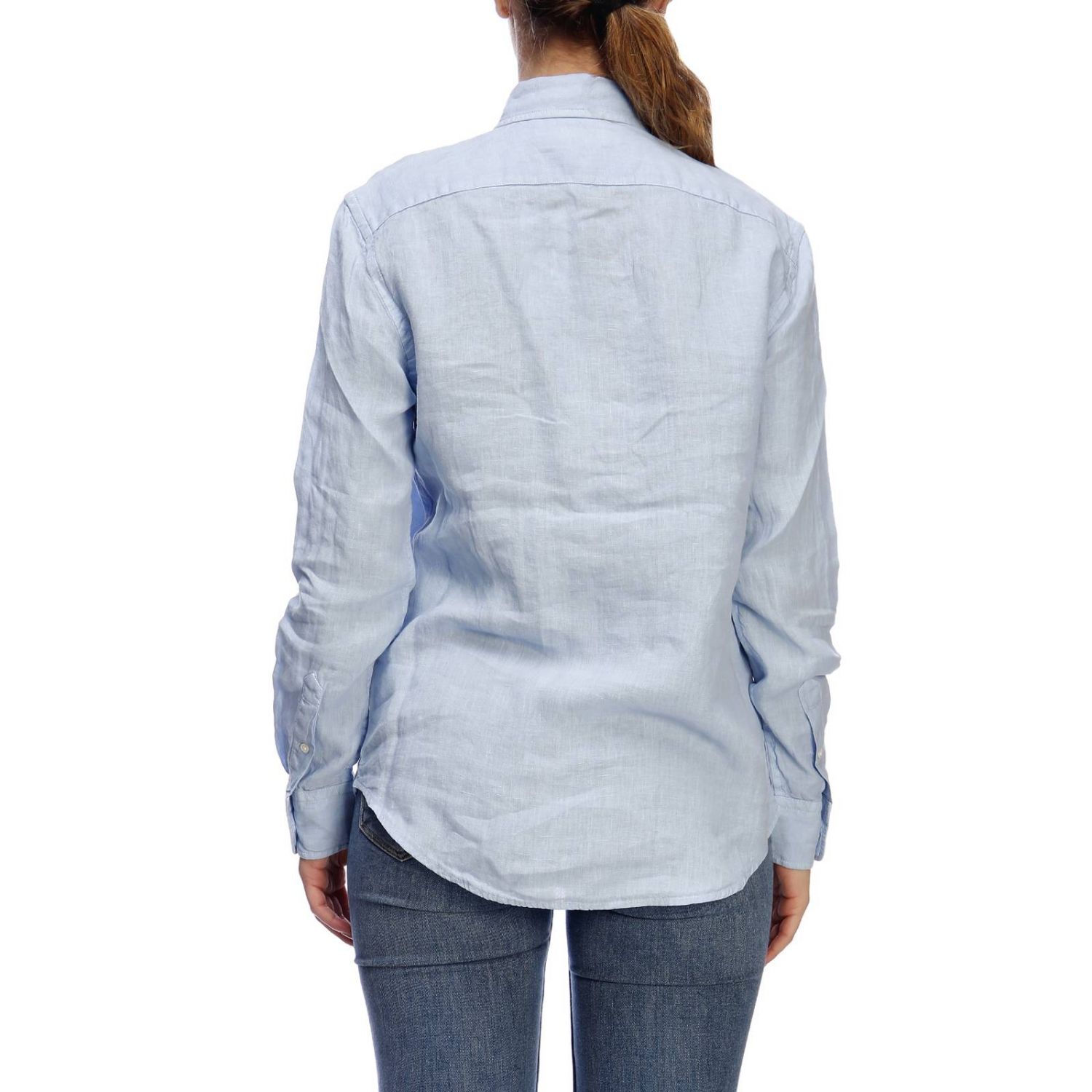 Polo Ralph Lauren Outlet: shirt for woman - Gnawed Blue | Polo Ralph