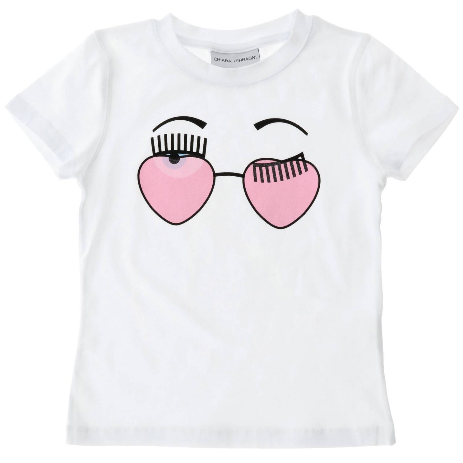 T-shirt kids Chiara Ferragni | T-Shirt Chiara Ferragni Kids White | T-Shirt Chiara  Ferragni CFKT007 Giglio EN