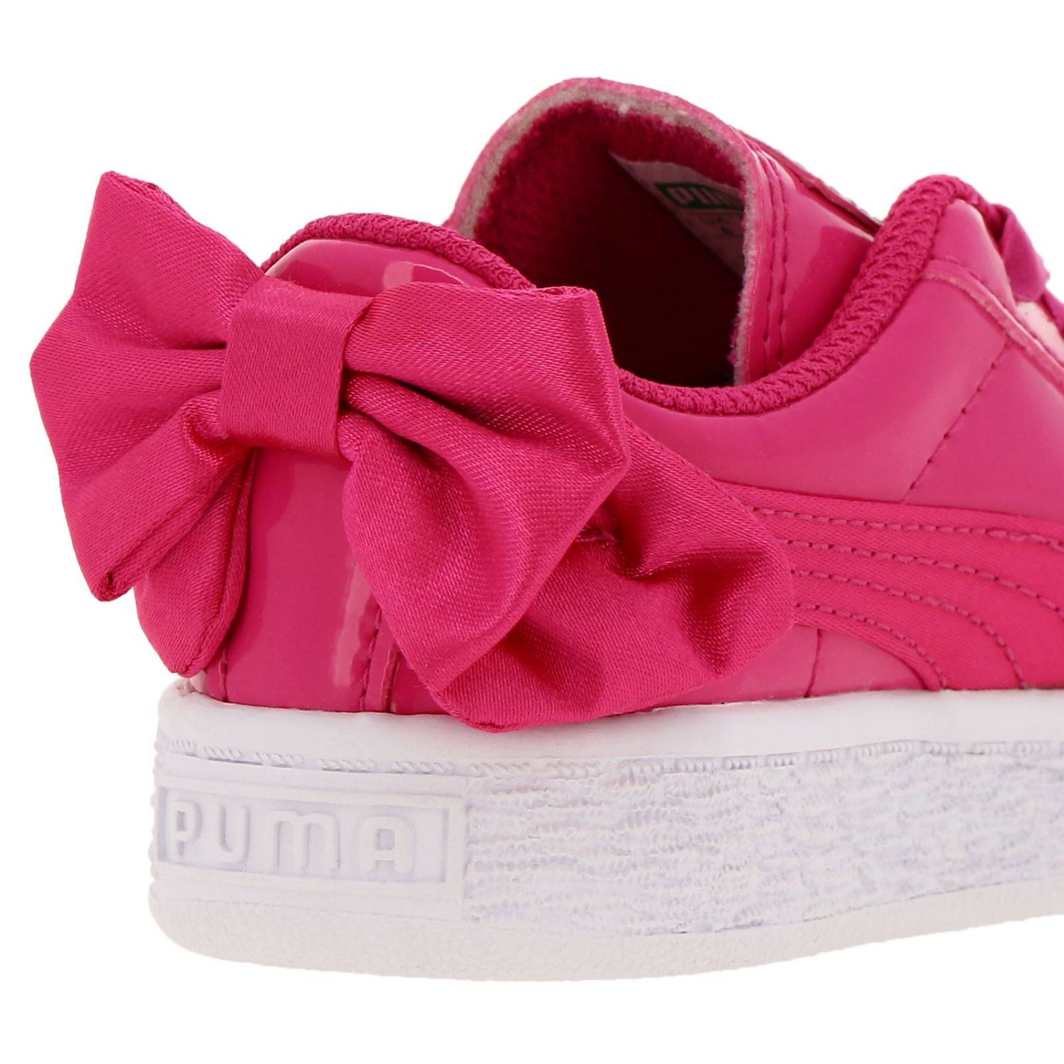 Puma Outlet: Sneakers Basket bow in vernice e raso con maxi fiocco | Scarpe  Puma Bambino Fuxia | Scarpe Puma 368986 GIGLIO.COM