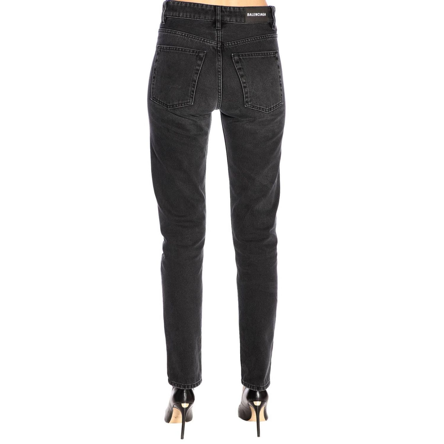 balenciaga jeans black