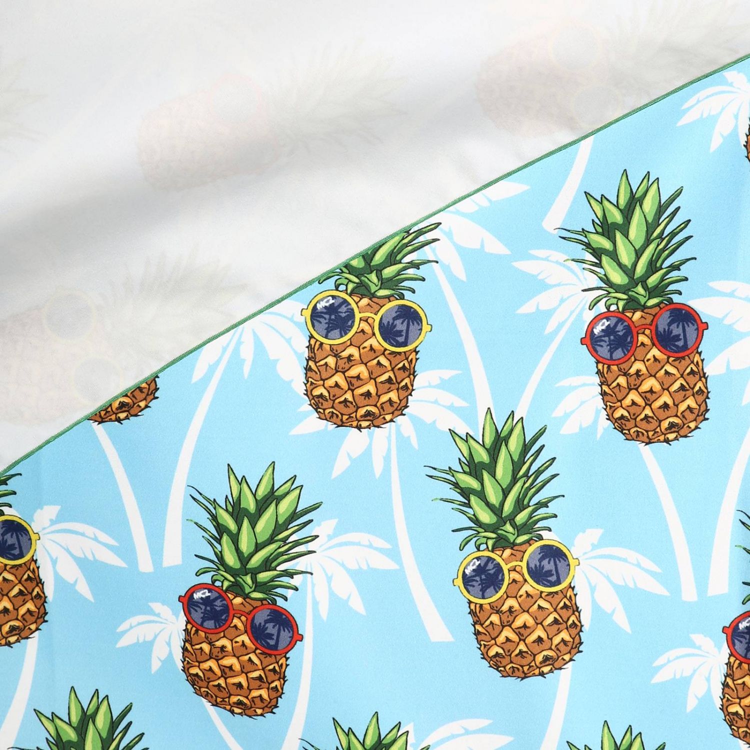 MC2 SAINT BARTH Beach towel baby kids Gnawed Blue Beach Towel Baby