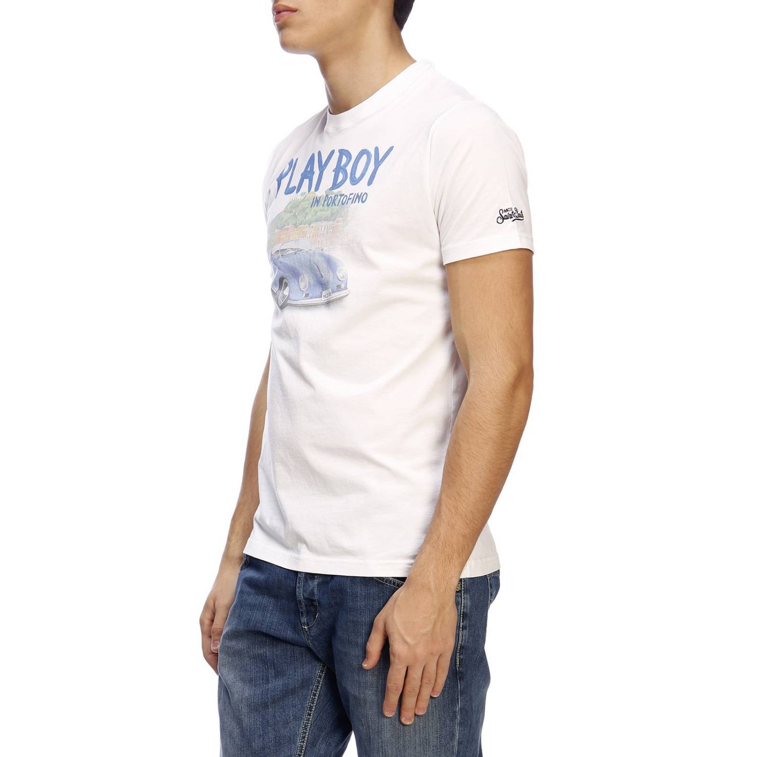 MC2 SAINT BARTH：Tシャツ メンズ - ホワイト | GIGLIO.COMオンラインのMc2 Saint Barth Tシャツ  TSHIRT MAN PORTOFINO BOY 01