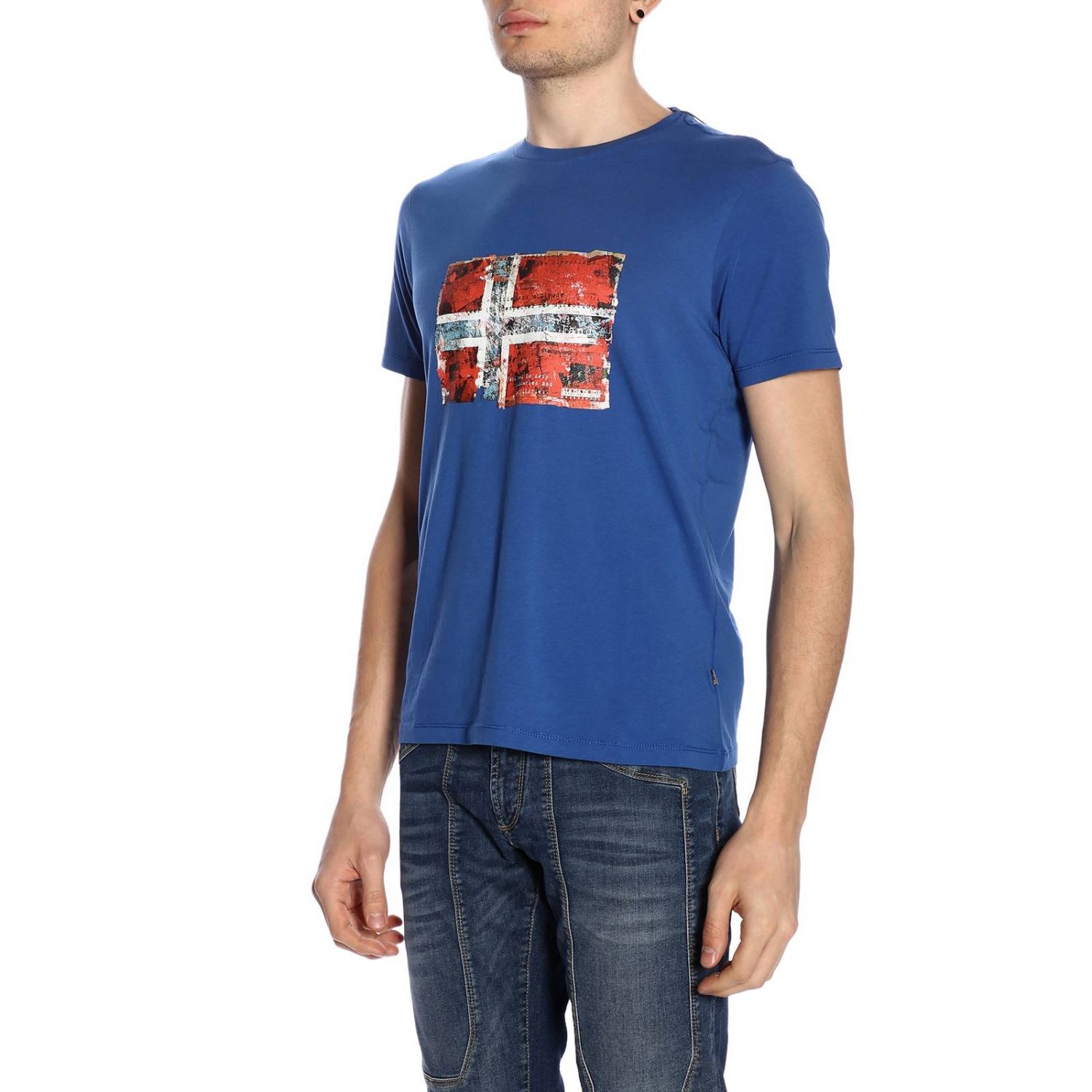 napapijri navy t shirt