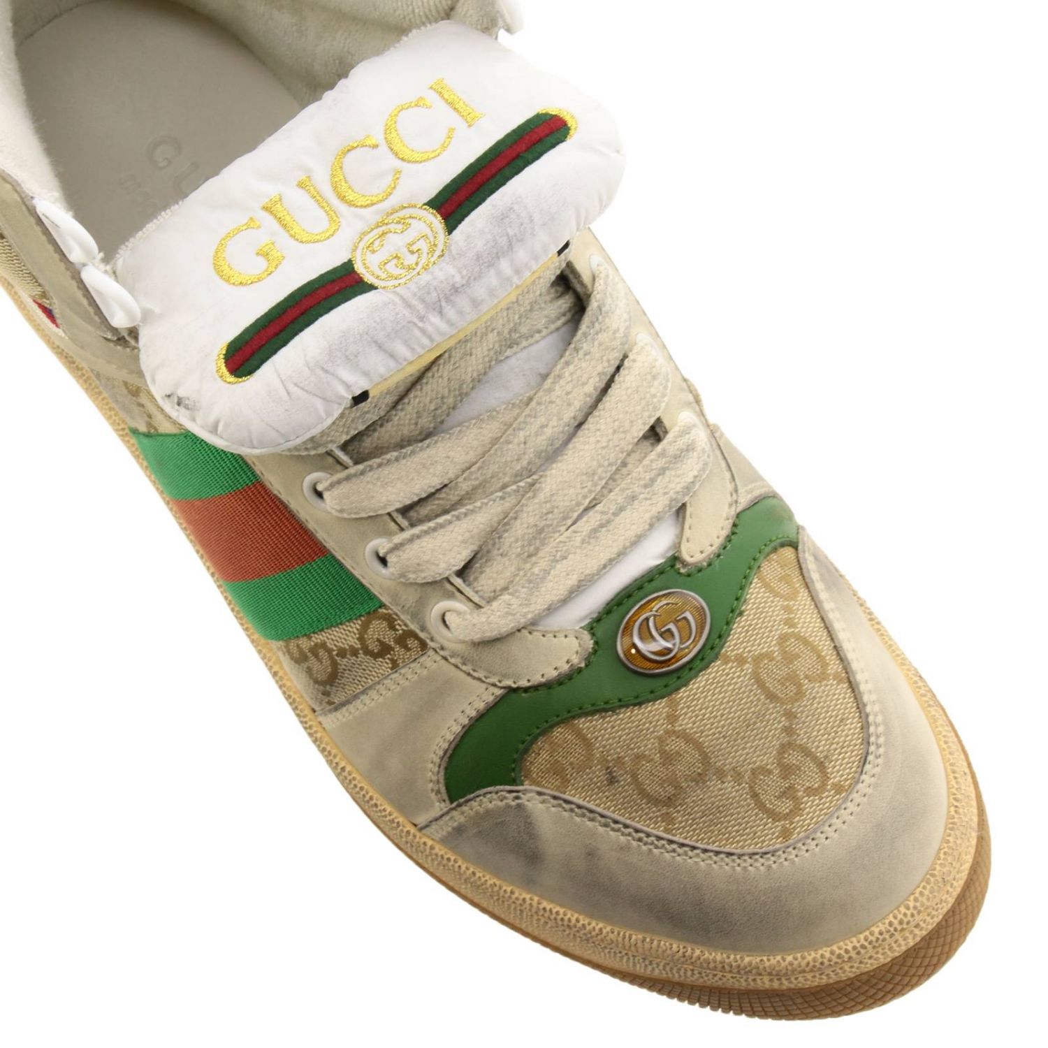 GUCCI: Zapatillas hombre, Beige | Zapatillas Gucci 563730 en línea en
