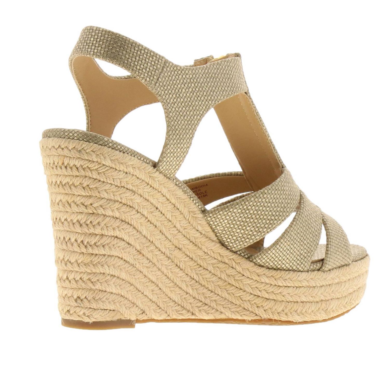 michael kors gold platform shoes