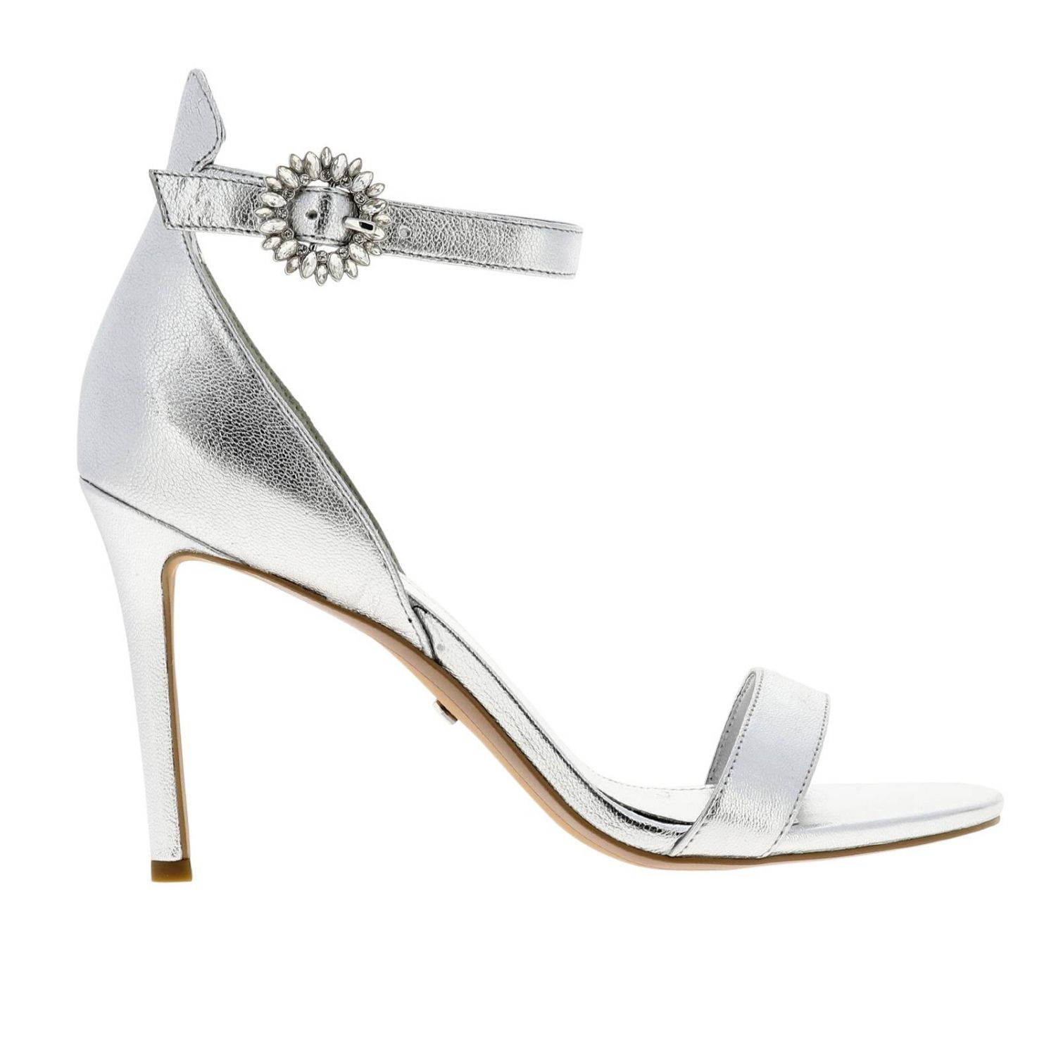 michael kors shoes silver heel