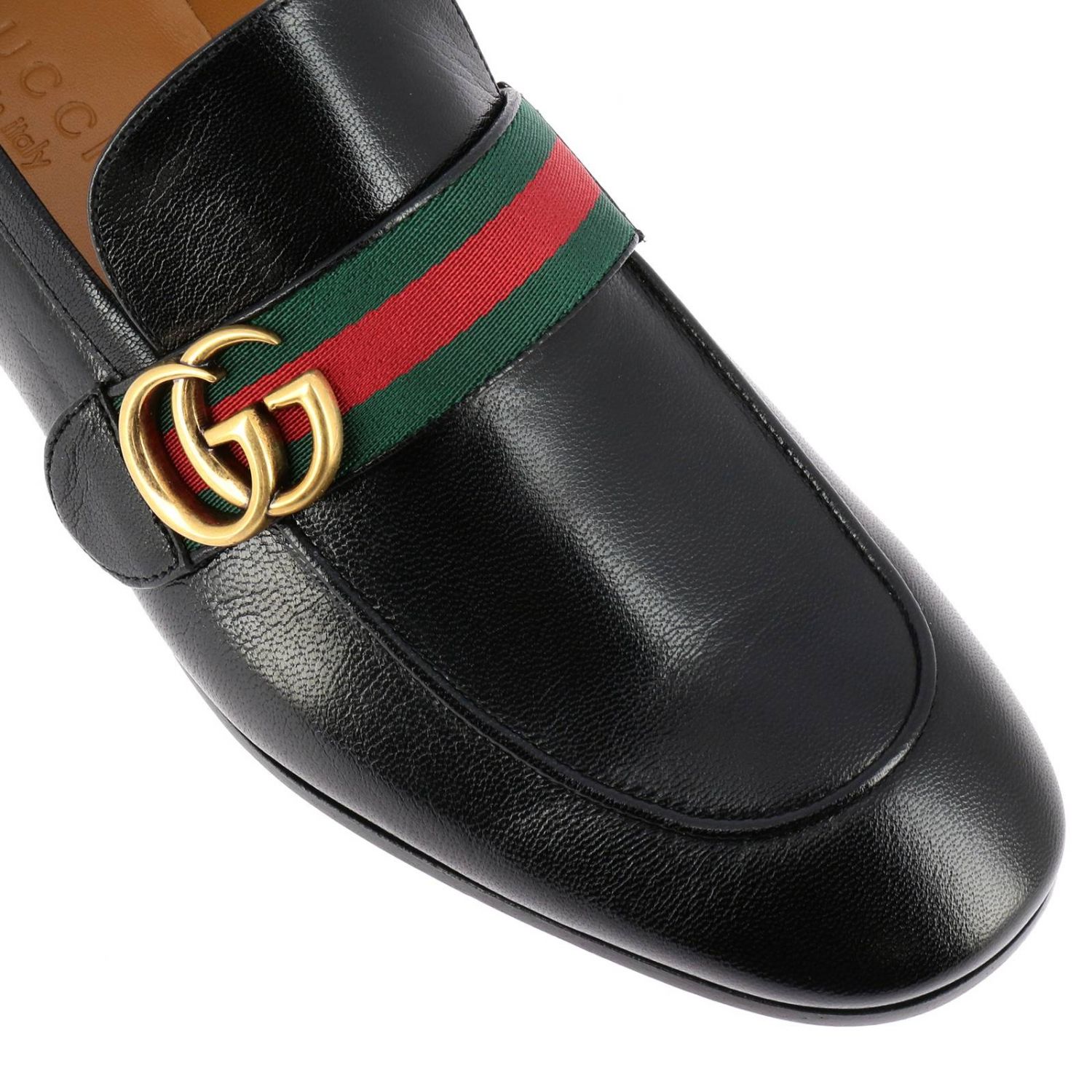 GUCCI: Shoes men | Loafers Gucci Men Black | Loafers Gucci 428609 D3VN0 ...