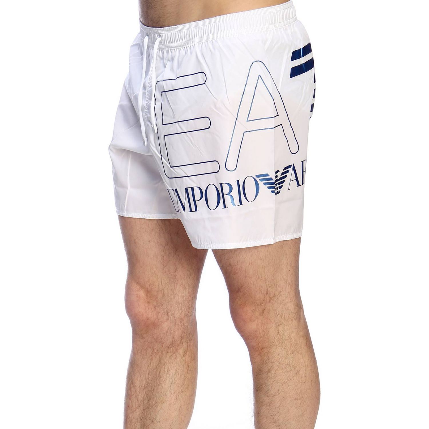 Ea7 Swimwear Outlet Swimsuit men White Swimsuit Ea7 Swimwear