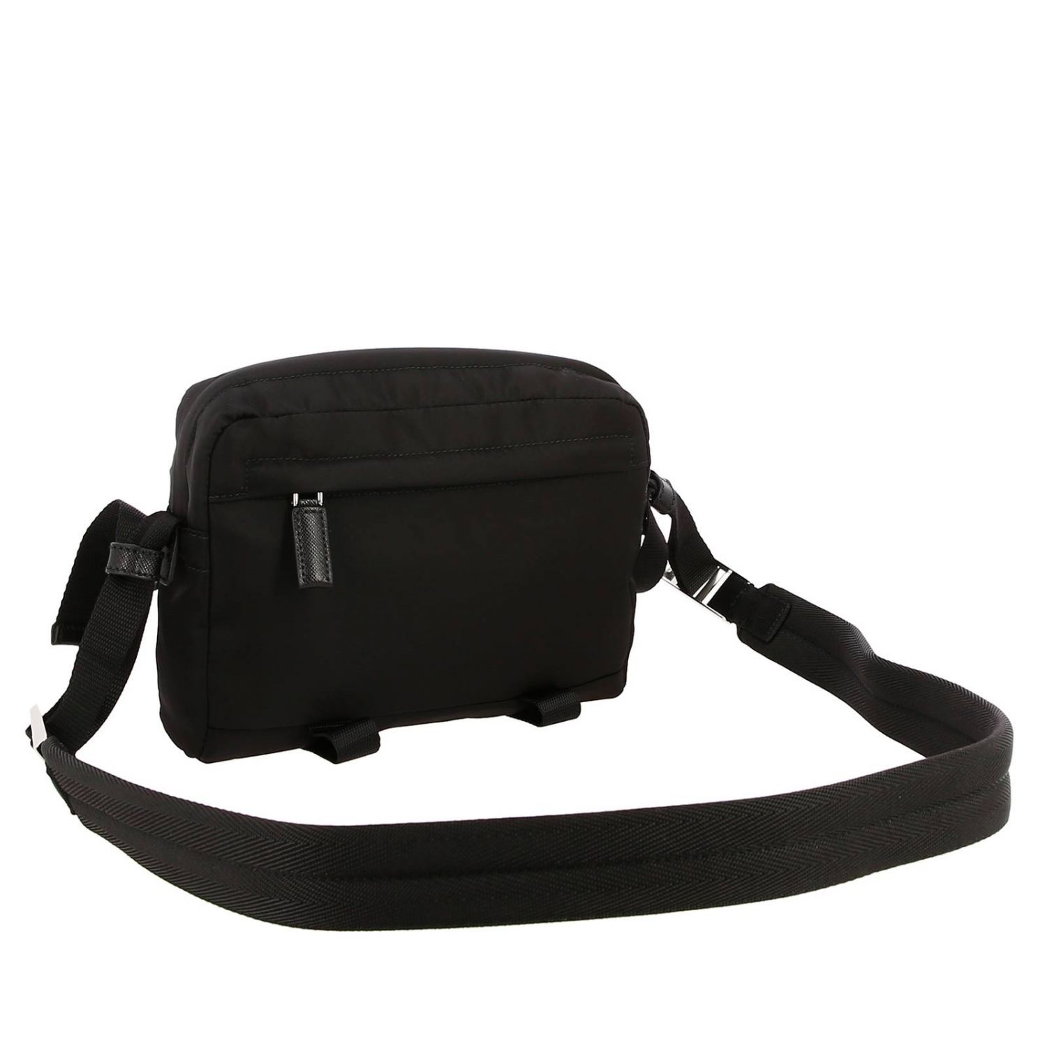 PRADA: Bandolier Camera Nylon Bag with triangular logo | Shoulder Bag ...