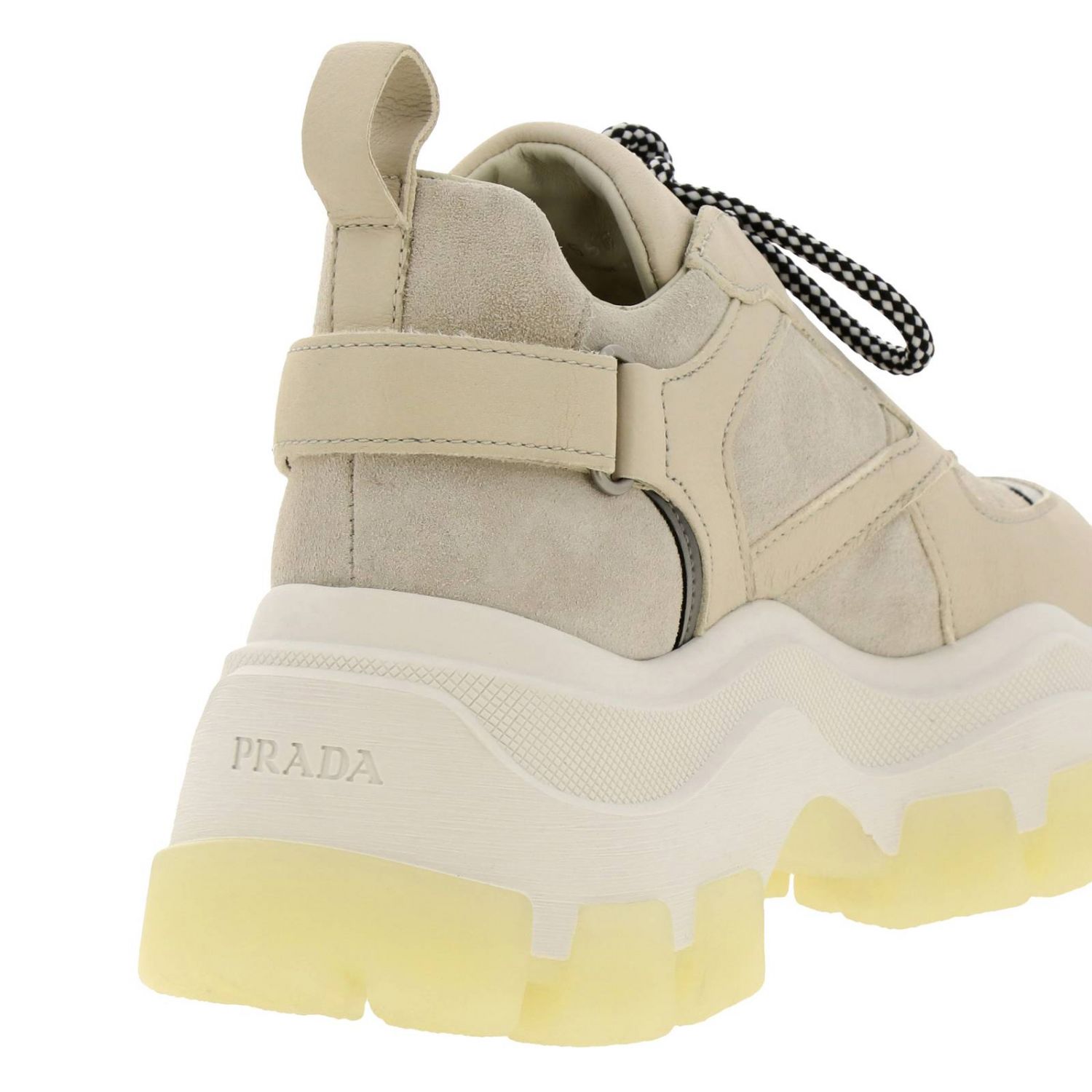 prada reflective sneakers