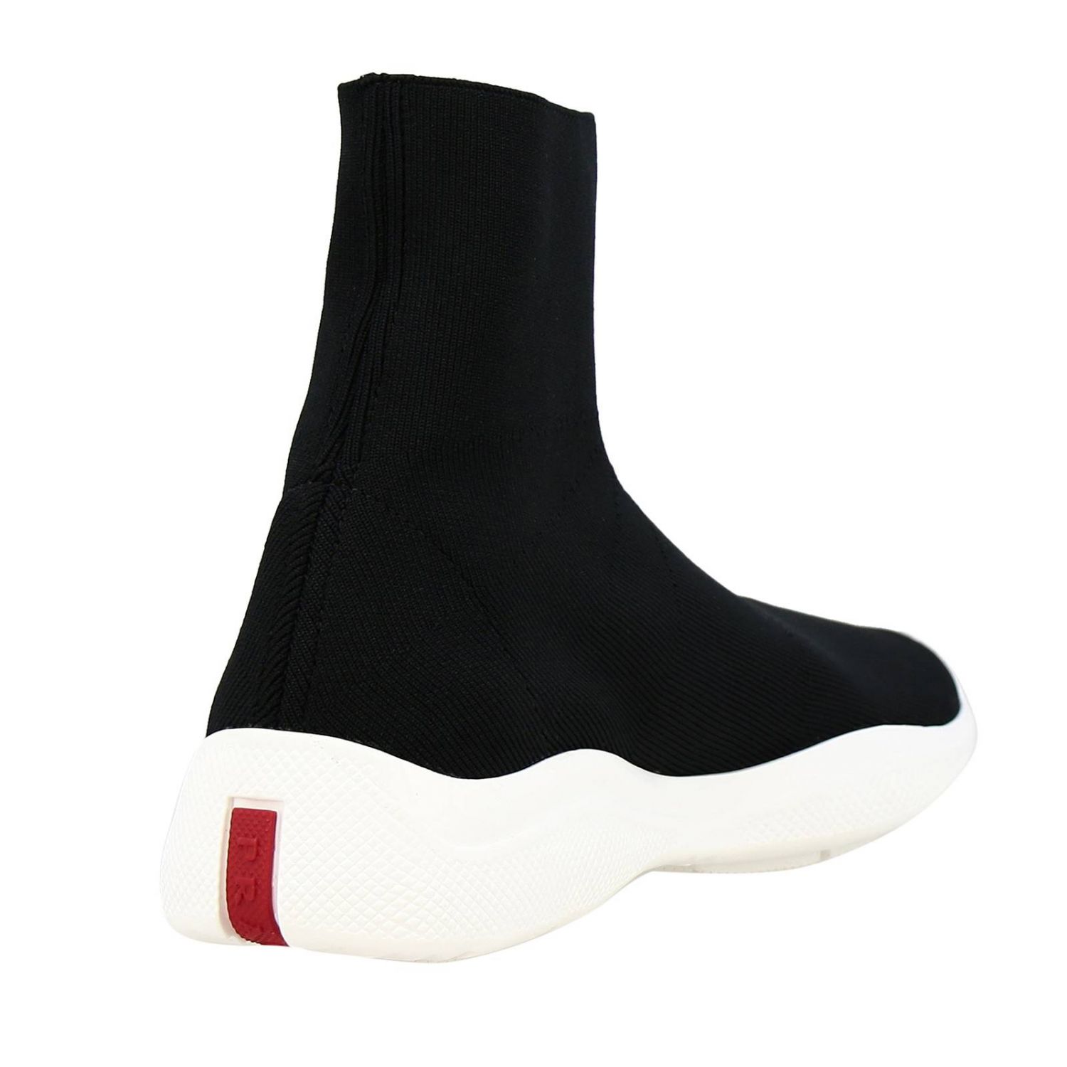 Slip-on a sock Sneakers Americas cup Prada in technical fabric | Sneakers  Prada Women Black | Sneakers Prada 3T6424 3V80 Giglio EN