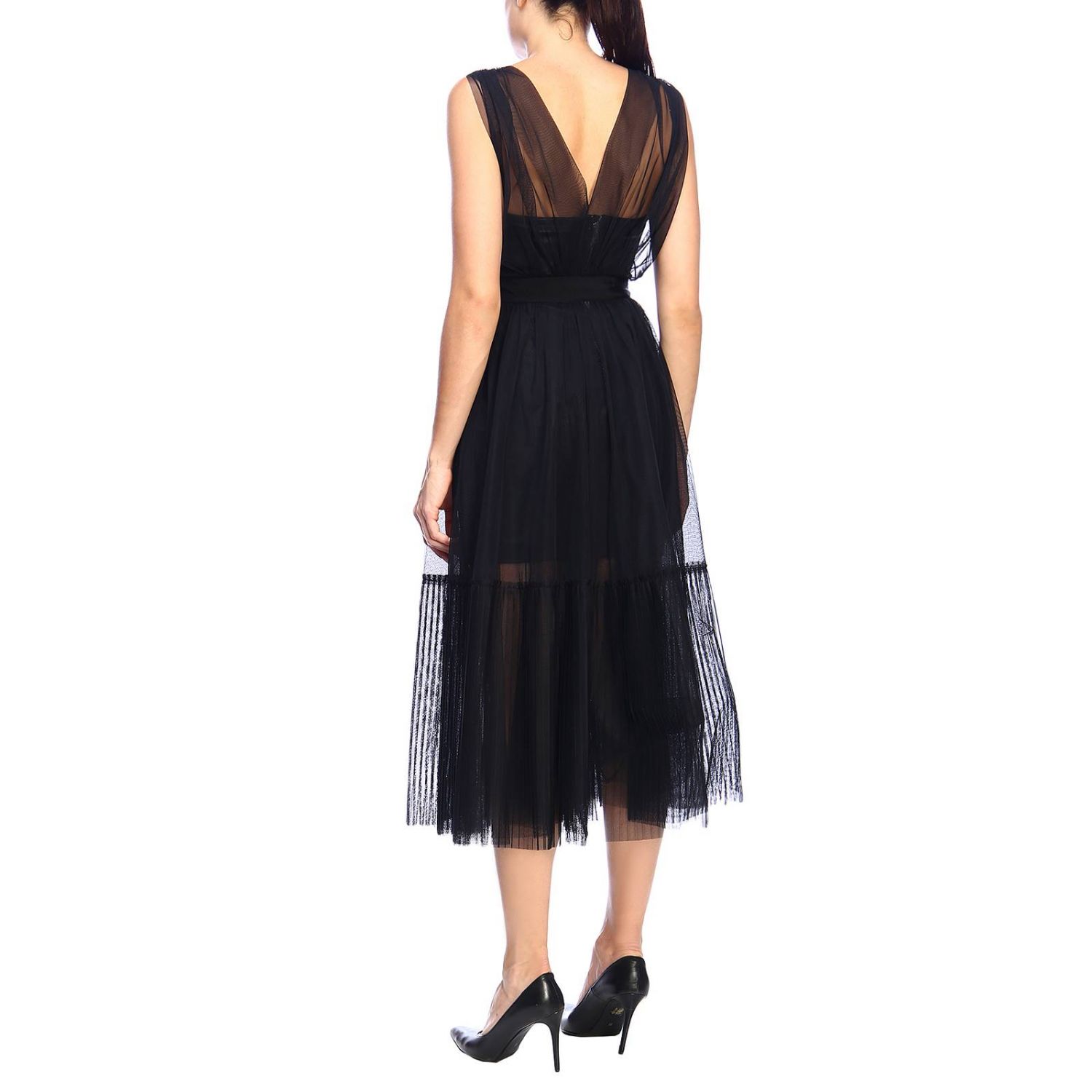 Pinko Outlet: Ottimare sheath dress with removable tulle in synthetic ...
