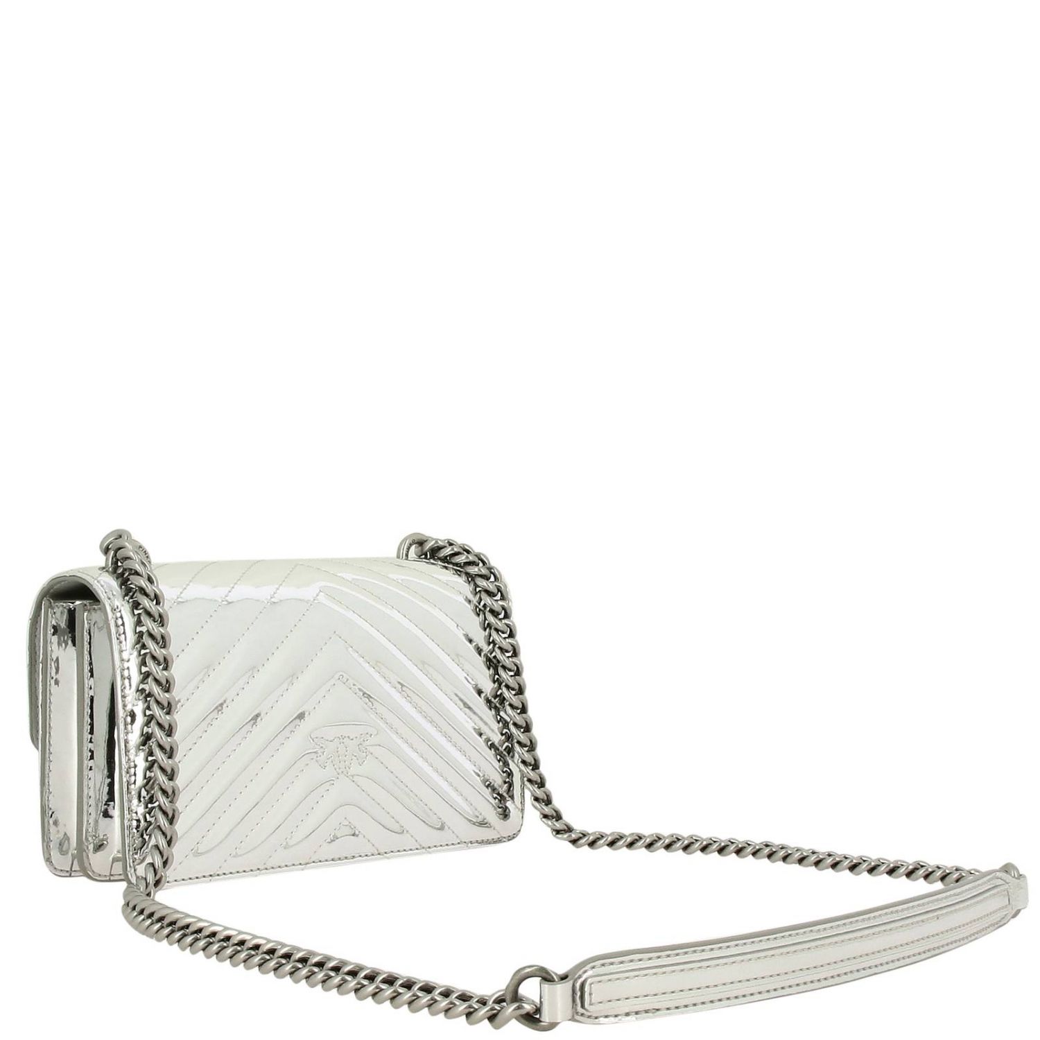 pinko silver bag