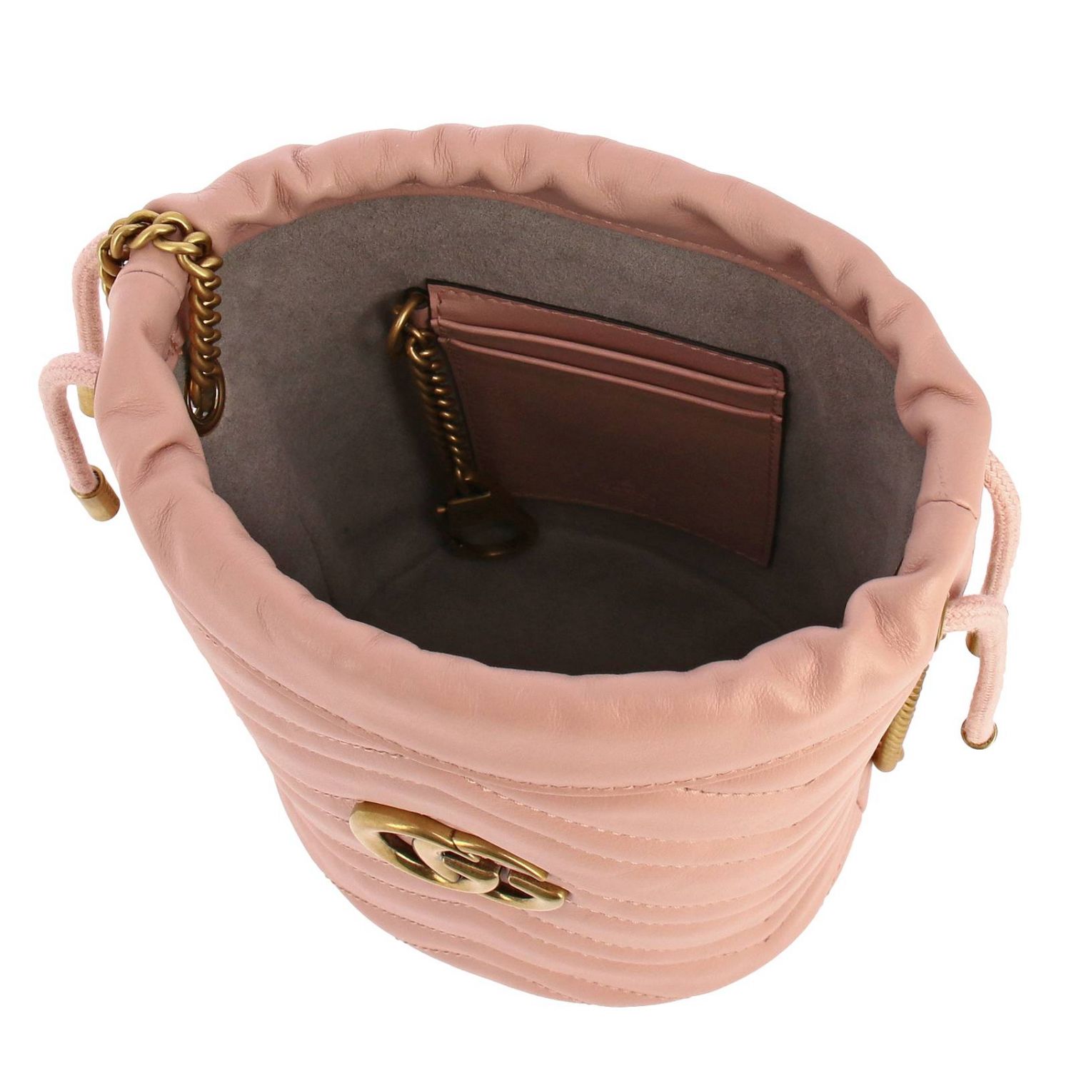 sac seau gg marmont en cuir matelassé