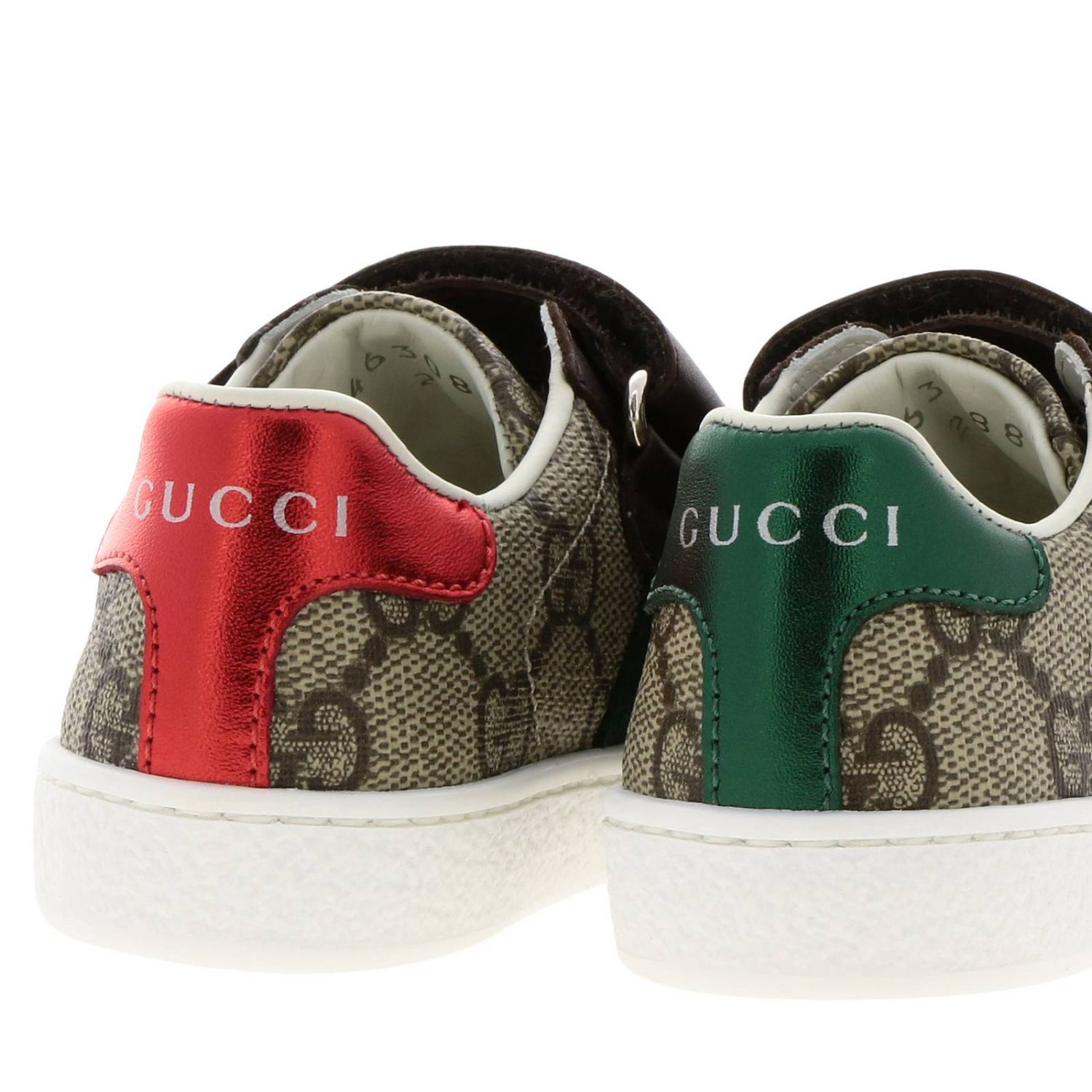 gucci velcro ace sneakers