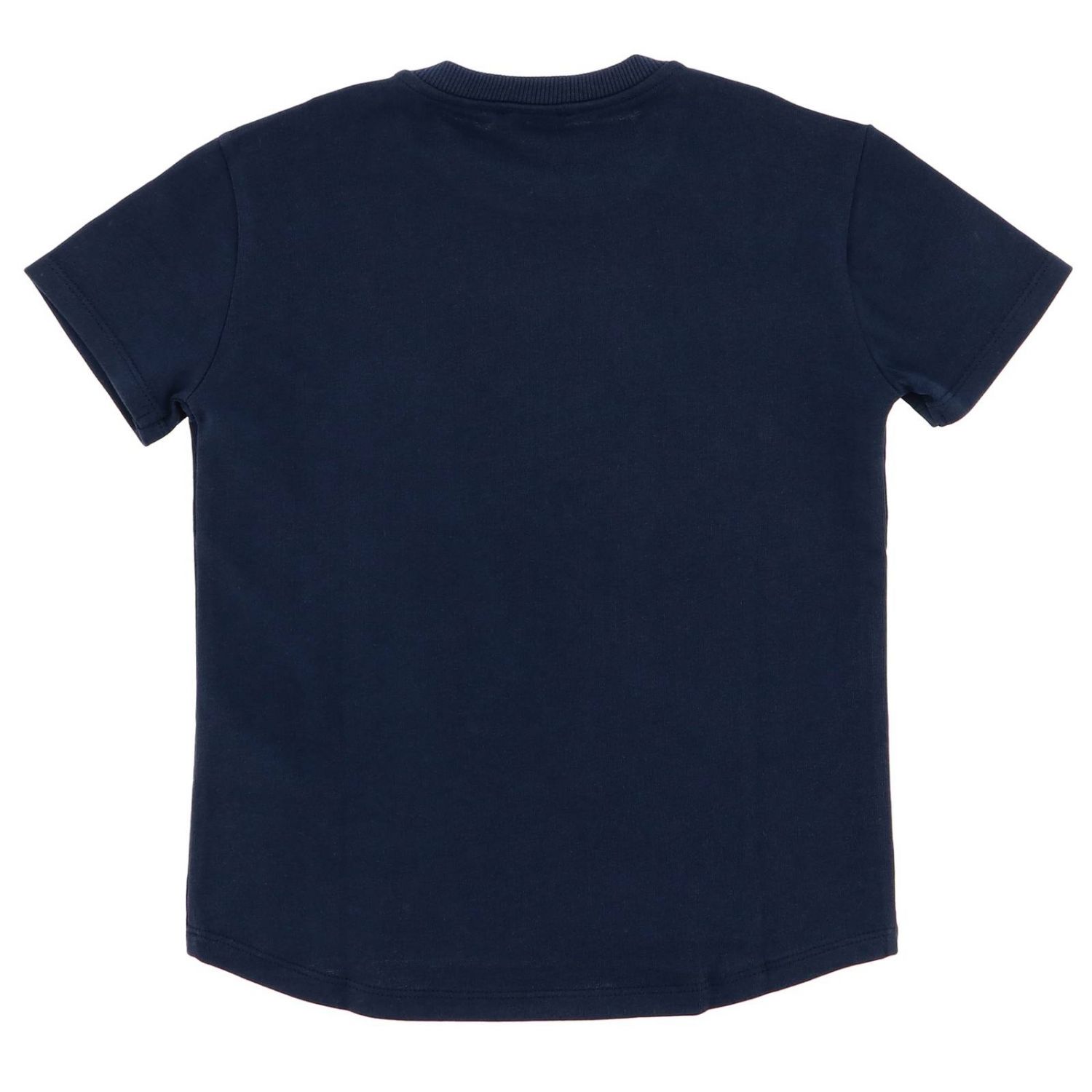 Kenzo Junior Outlet shortsleeved Tshirt with maxi logo Blue