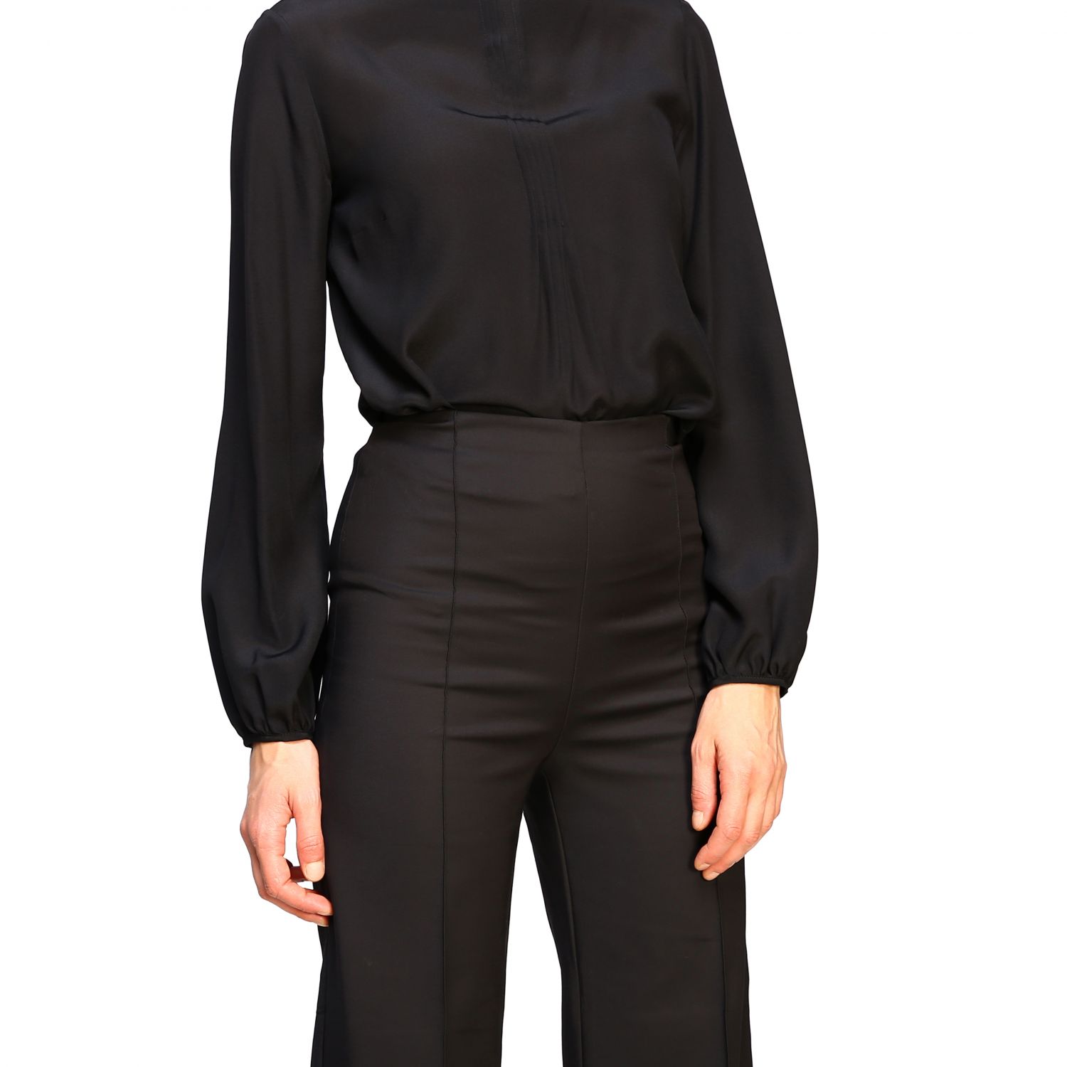 Patrizia Pepe Outlet: Pants women - Black | Suit Patrizia Pepe 8P0234 ...