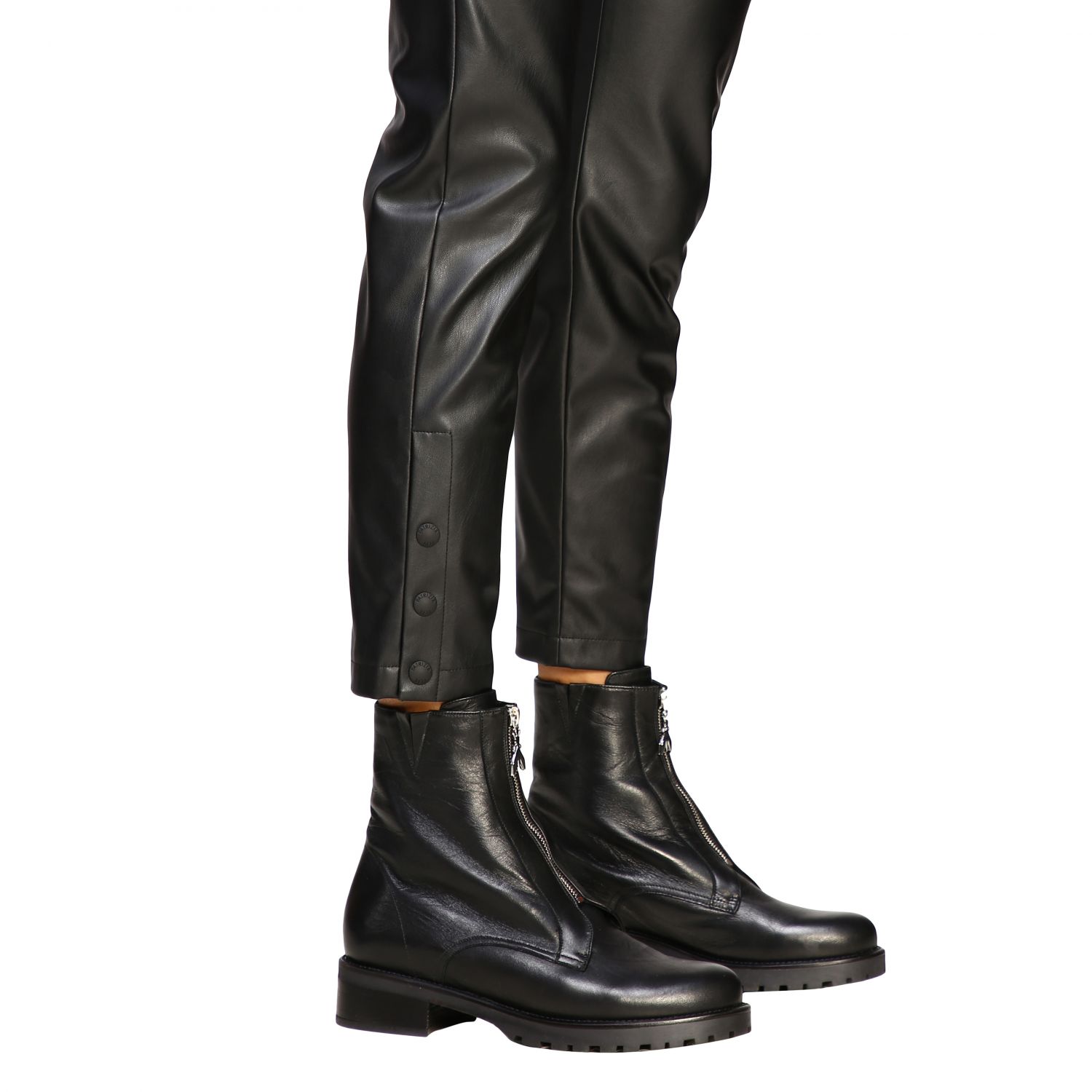 Patrizia Pepe Outlet: Slim ecopelle - Nero | Pantalone Patrizia Pepe 2L0852  A1DZ GIGLIO.COM