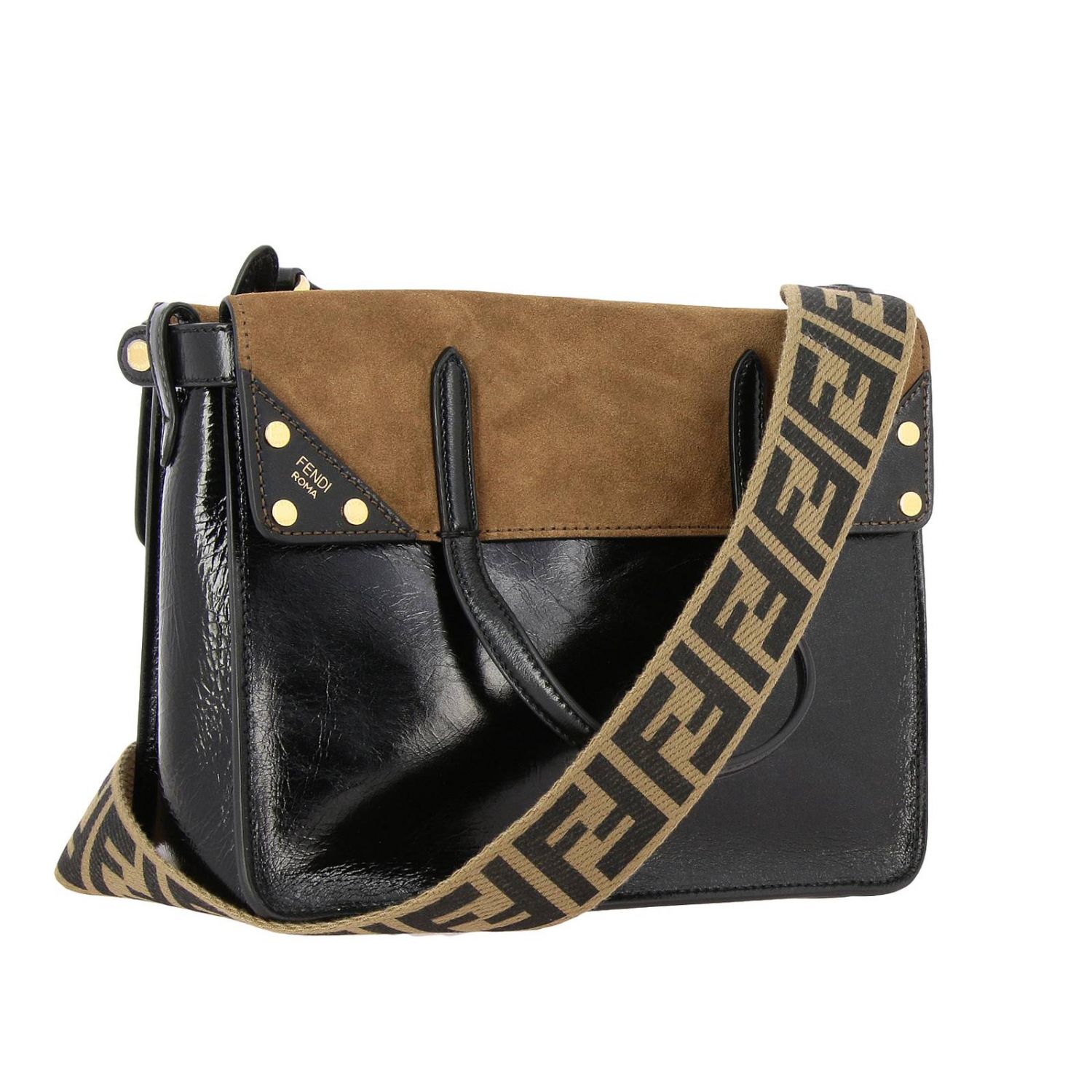 FENDI: Shoulder bag women - Black | Shoulder Bag Fendi 8BT302 A94W ...