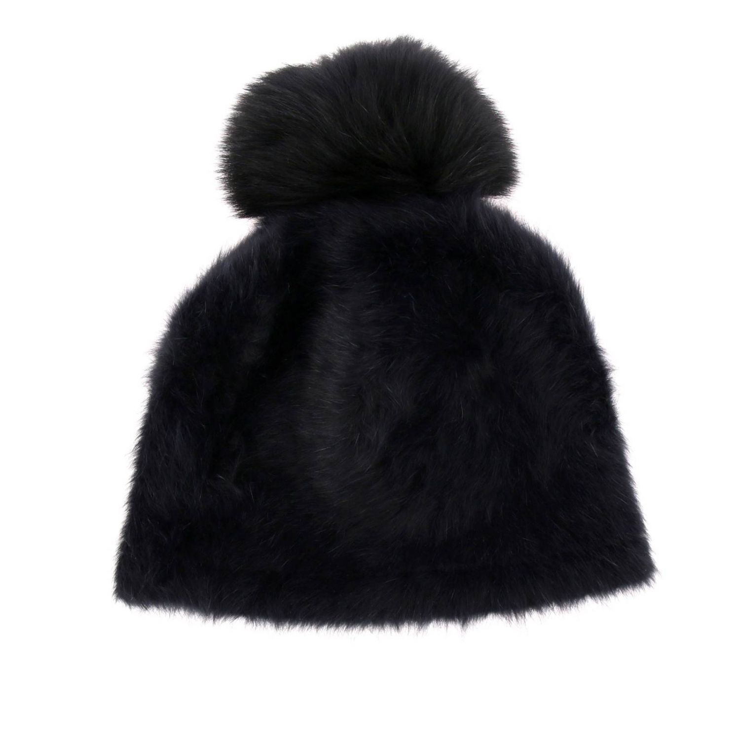 Max Mara Outlet: hat for women - Black | Max Mara hat 45760993 online ...