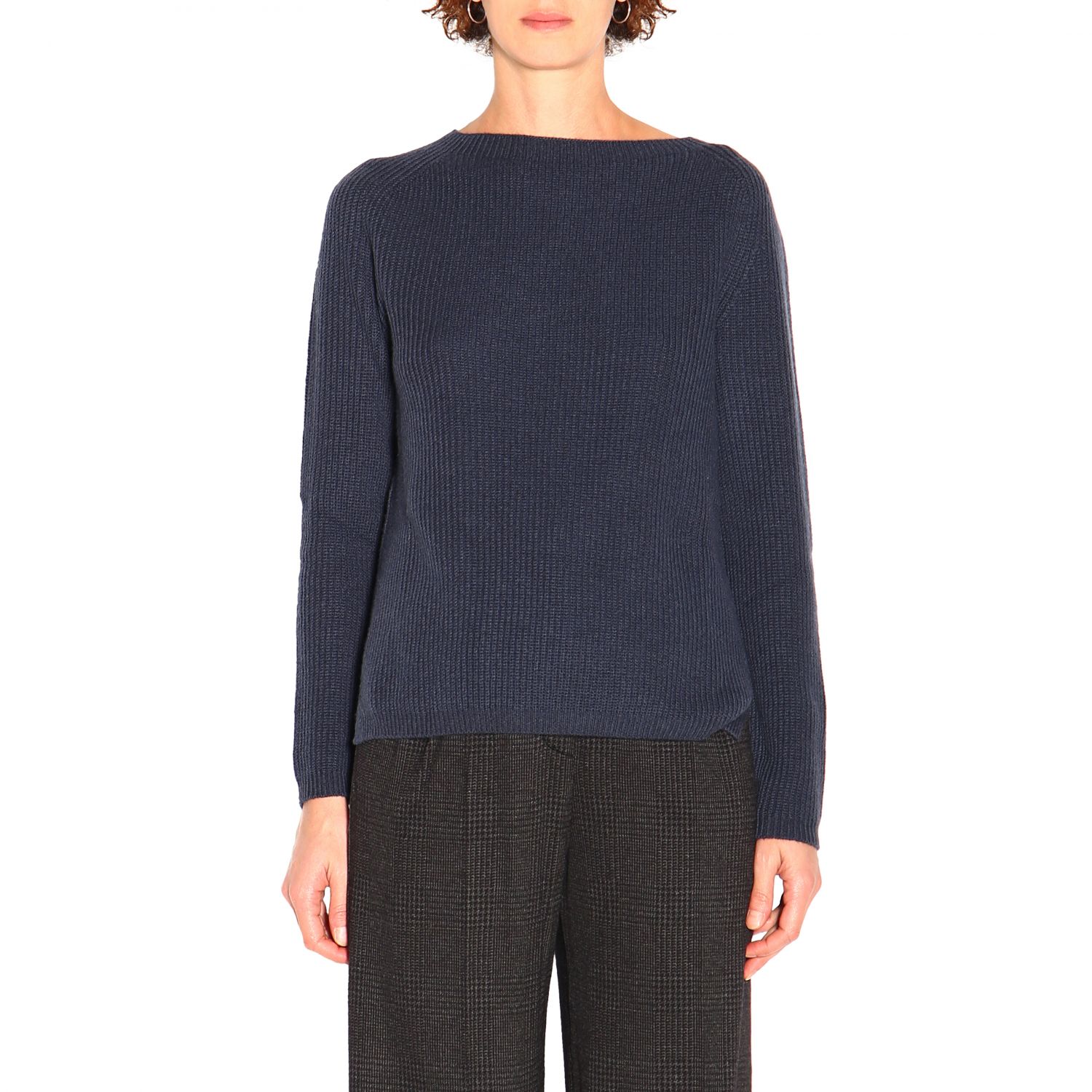 S Max Mara Outlet: sweater for woman - Blue | S Max Mara sweater ...