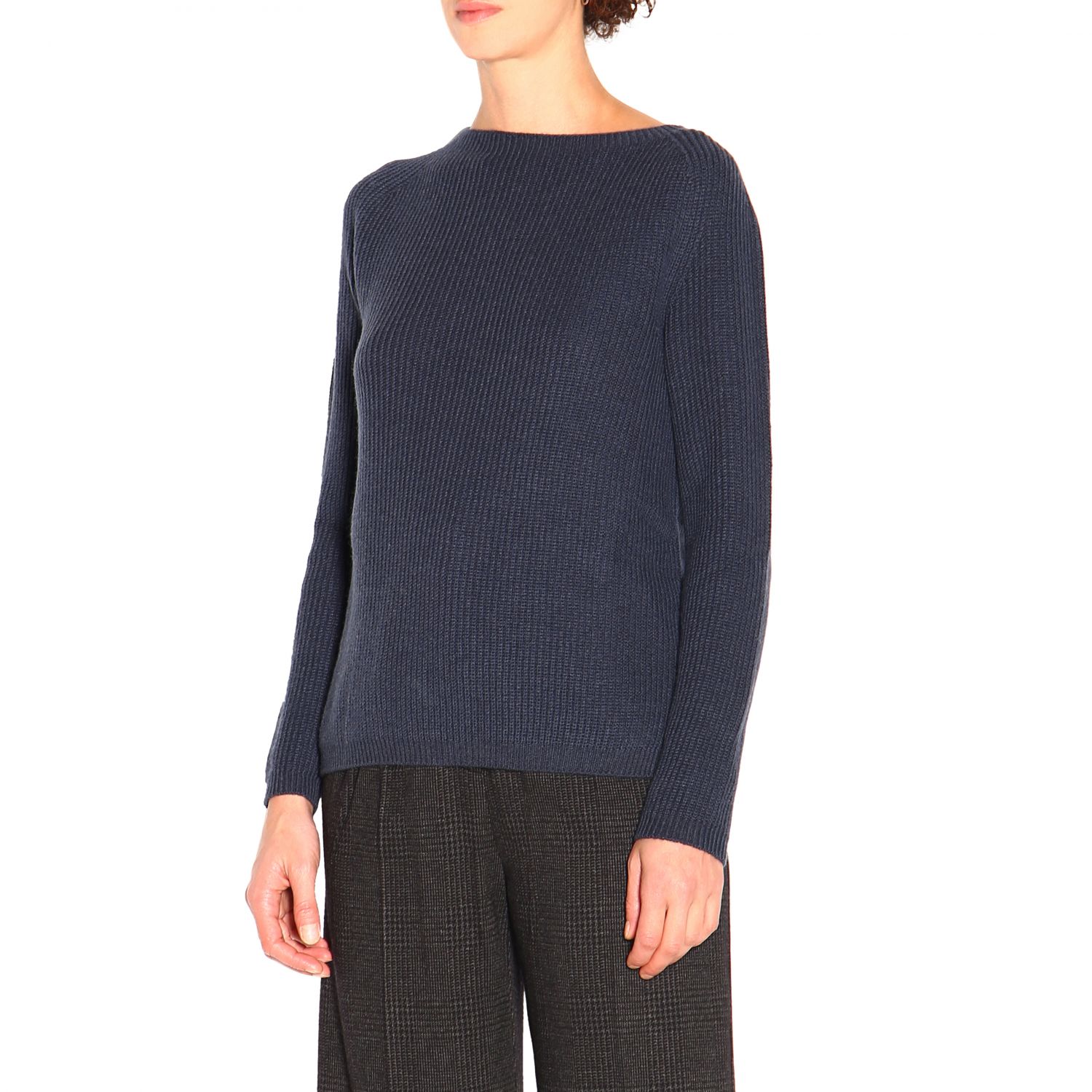 S Max Mara Outlet: sweater for woman - Blue | S Max Mara sweater ...