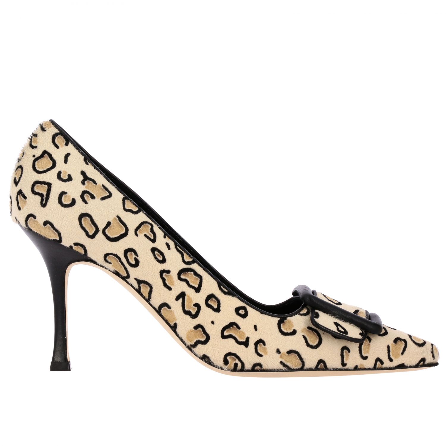 Manolo Blahnik Outlet: court shoes for women - Beige | Manolo Blahnik ...