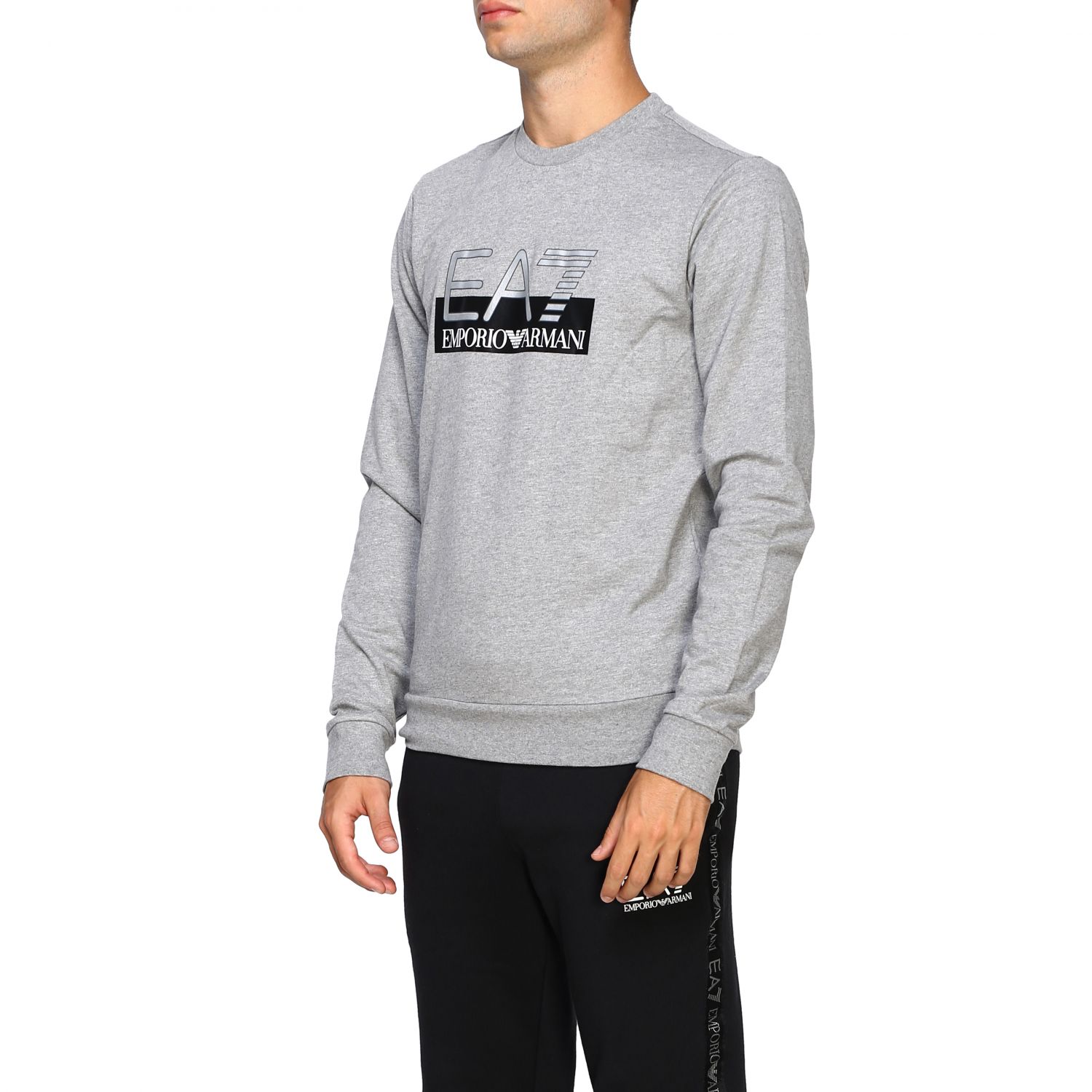 grey ea7 jumper