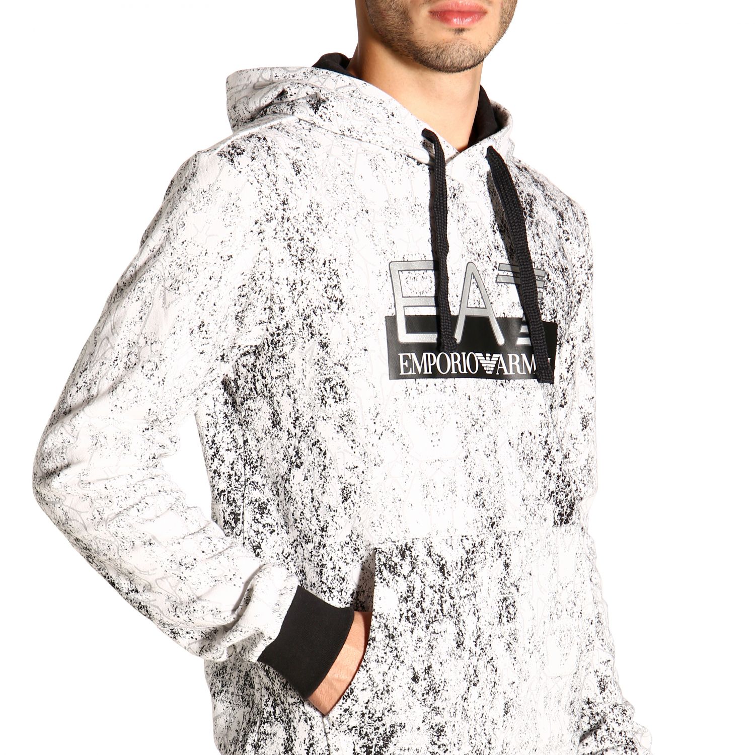 ea7 white jumper