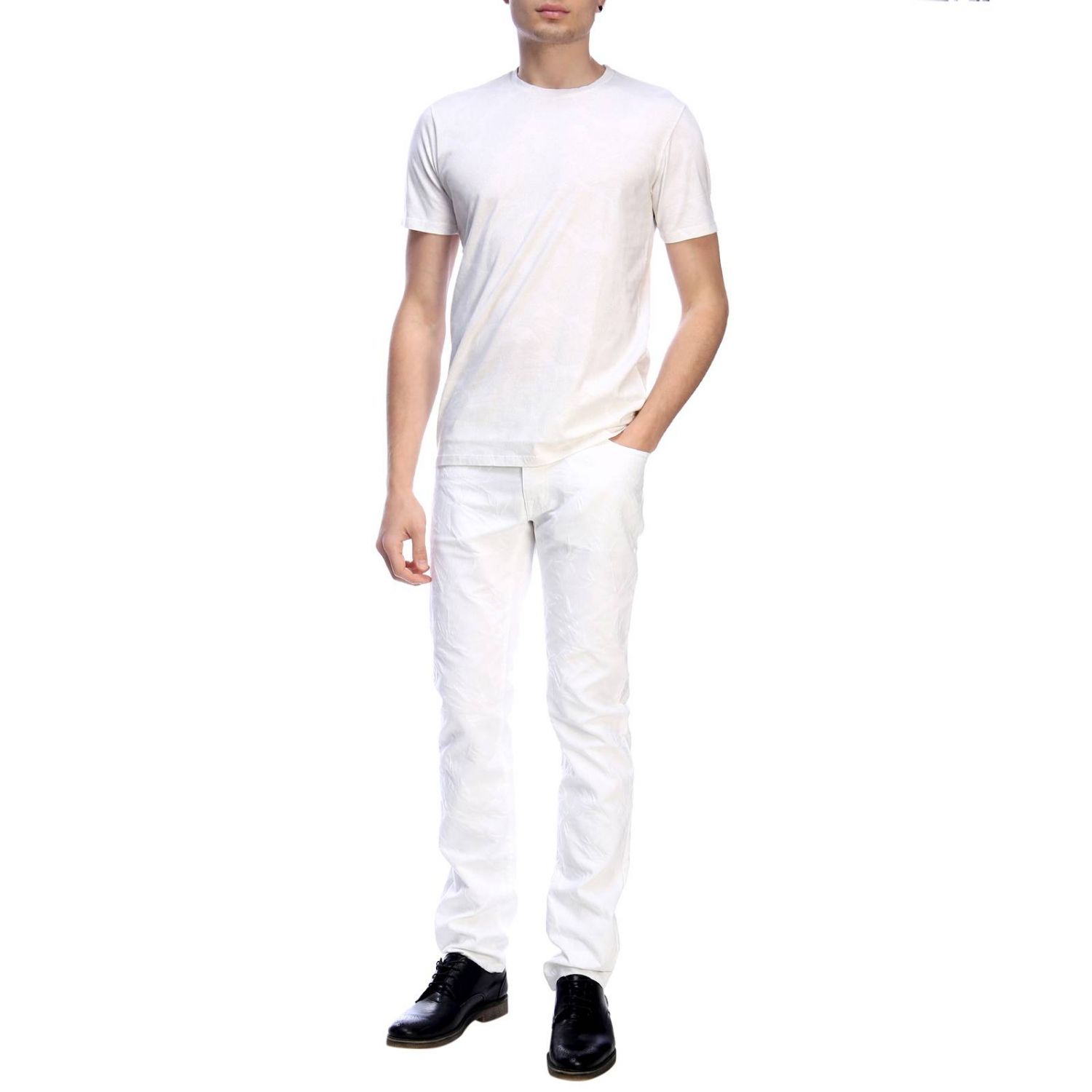 T-shirt Etro: Girocollo mezza manica stampa bianco 5