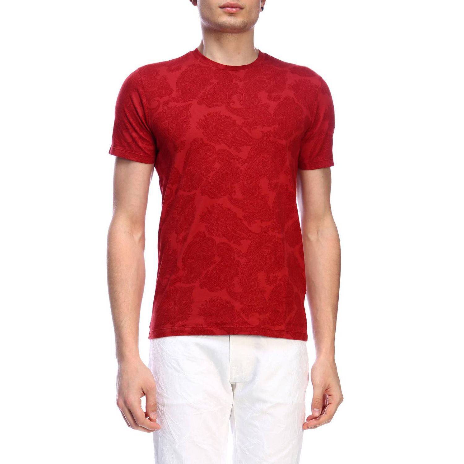 T-shirt Etro: T-shirt Etro homme rouge 1