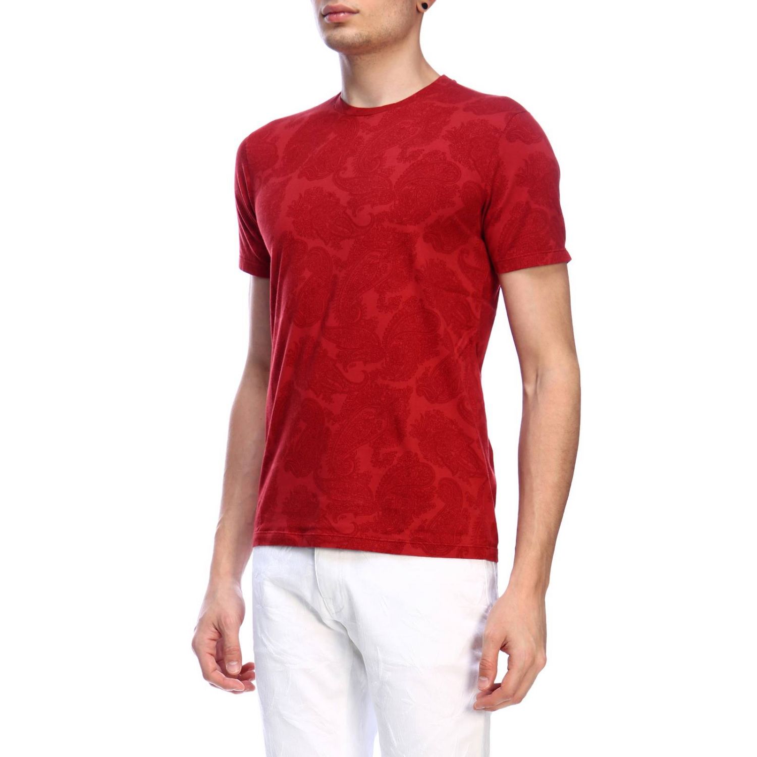 T恤 Etro: T恤 男士 Etro 红色 2