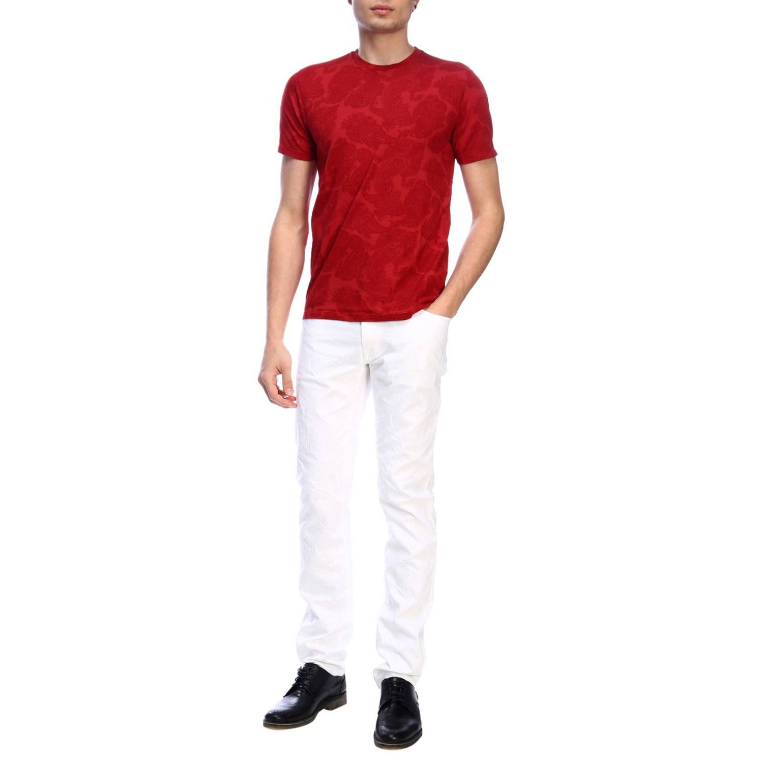 T-shirt Etro: Etro t-shirt for man red 4