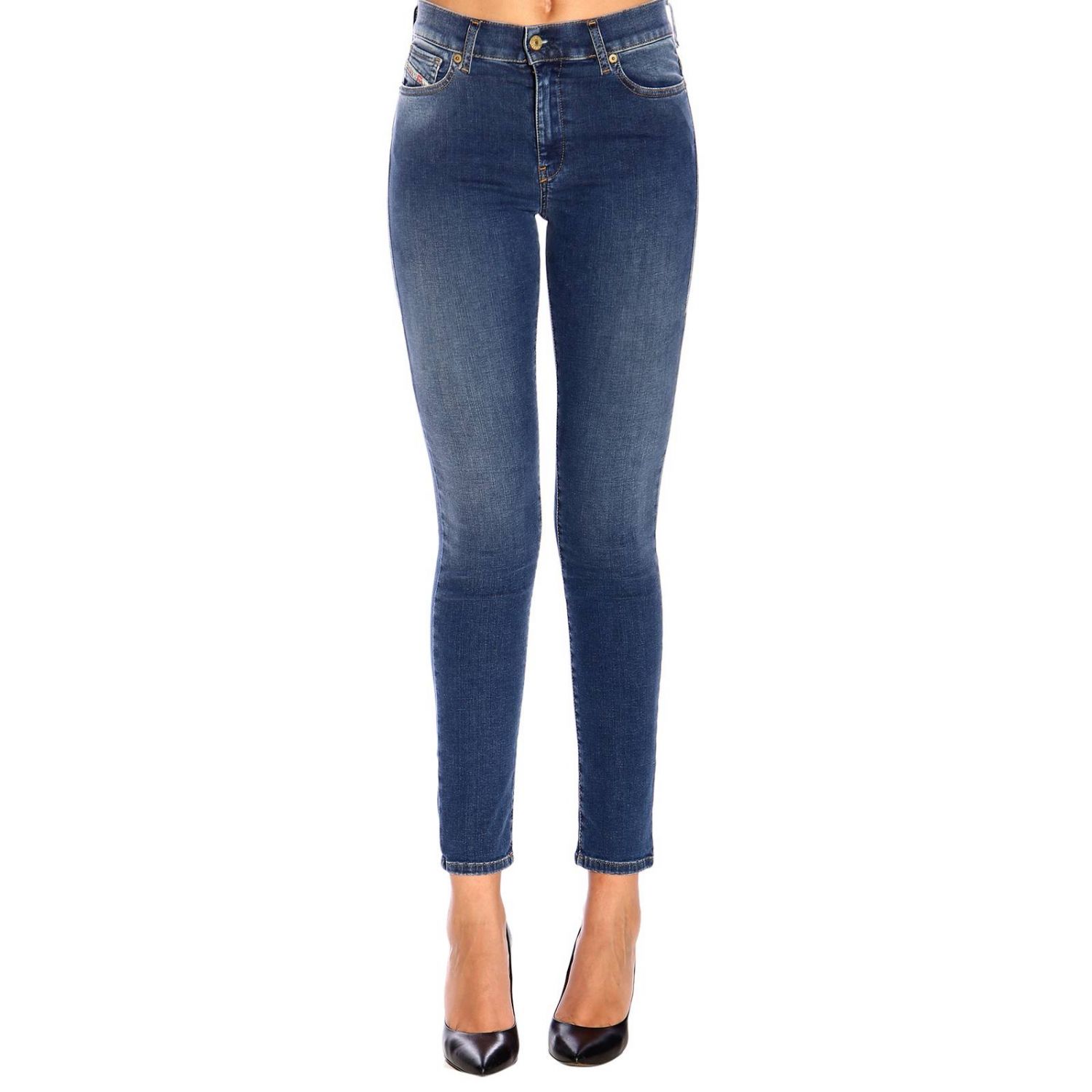 diesel high waist skinny jeans