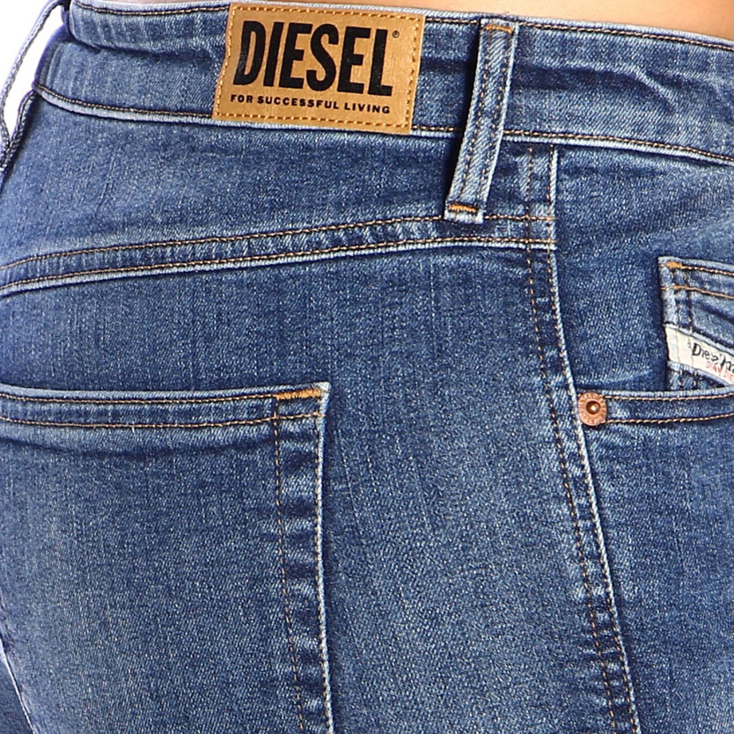 Diesel Outlet: Babhila regular classic stretch jeans with 5 pockets ...