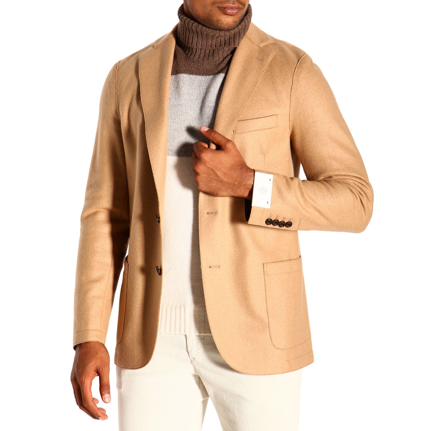 camel color blazer mens