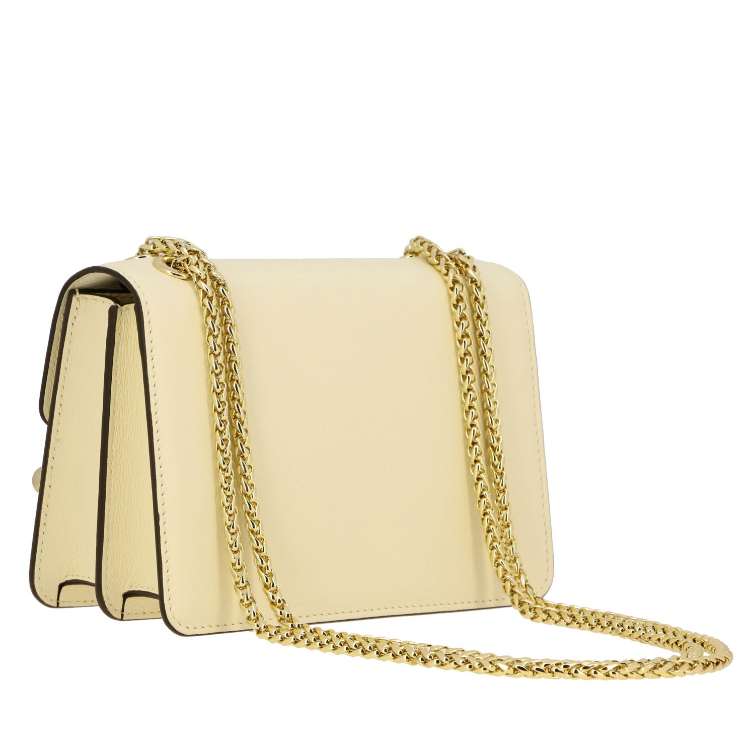 STRATHBERRY: Shoulder bag women - Yellow Cream | Crossbody Bags ...