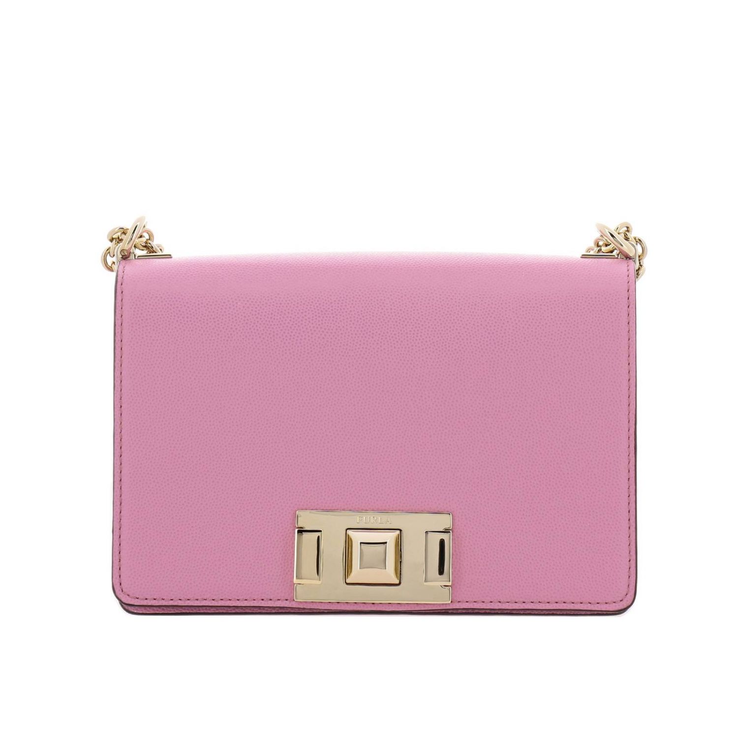 Furla Outlet: Mimì mini bag in textured leather with shoulder strap ...