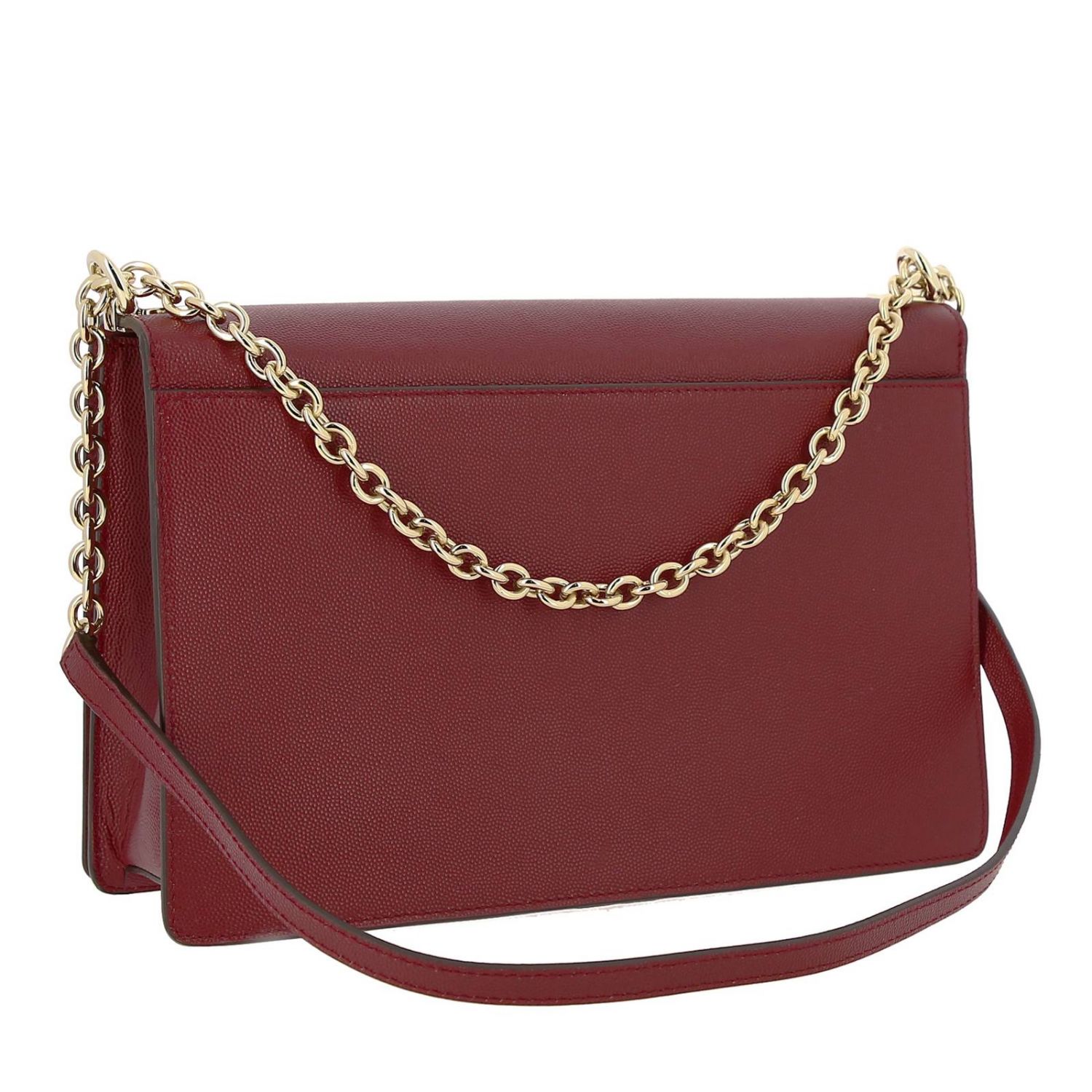 Mimì Furla Medium bag in textured leather with shoulder strap ...