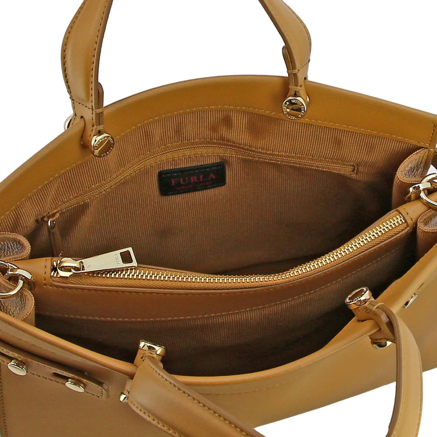 Furla Outlet: Lady leather tote bag with logo | Handbag Furla Women