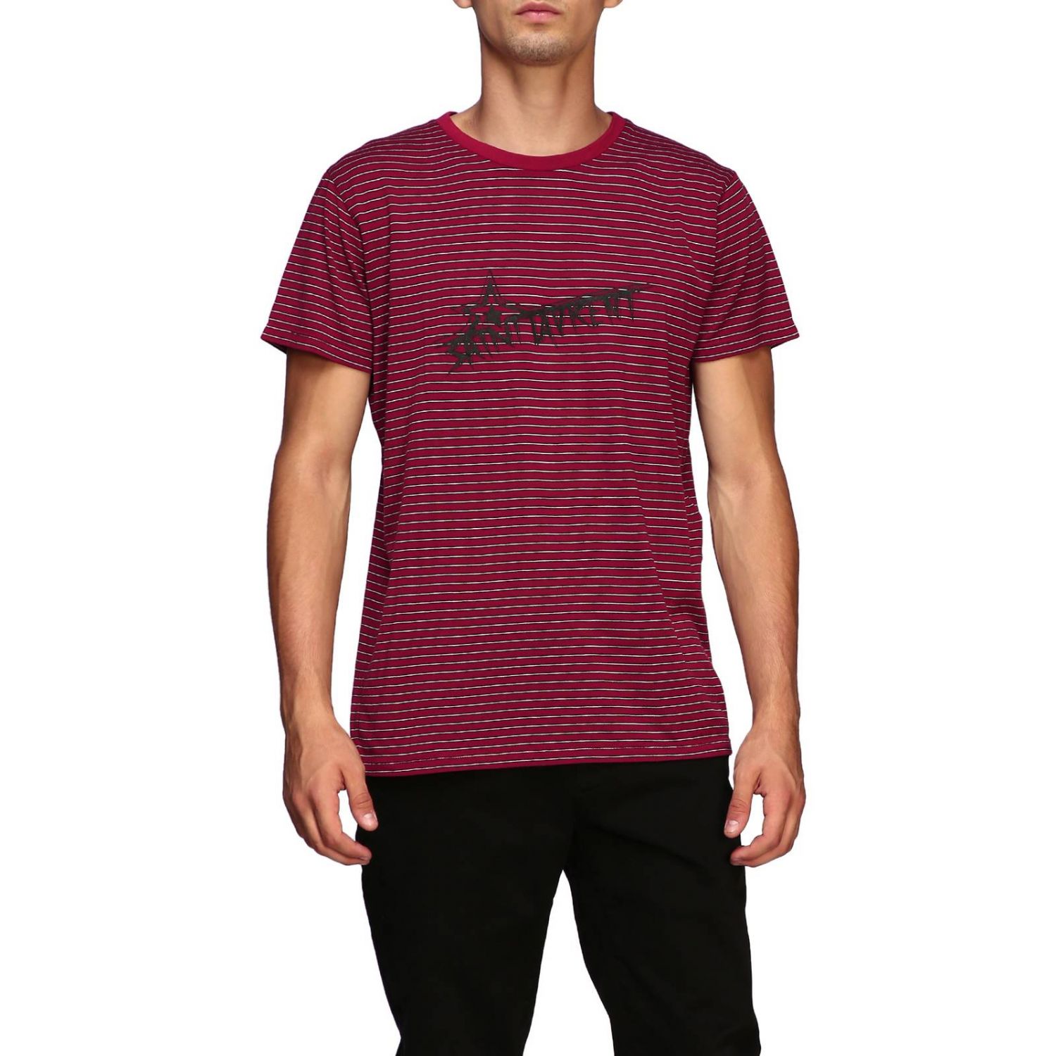 T-shirt men Saint Laurent | T-Shirt Saint Laurent Men Red | T-Shirt ...