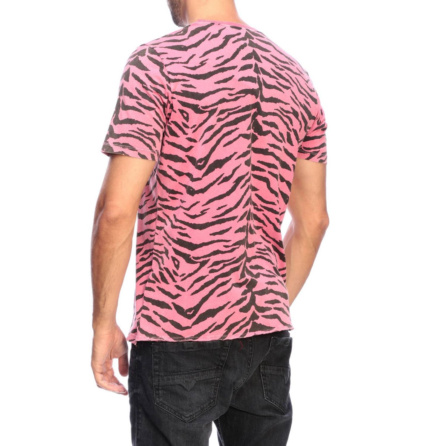 サンローラン Outlet: Tシャツ メンズ - ピンク | Tシャツ サンローラン 577096 YBIH2 GIGLIO.COM