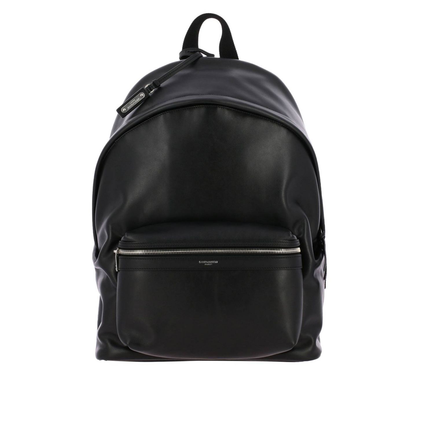 Backpack Large Saint Laurent Leather Backpack With Logo